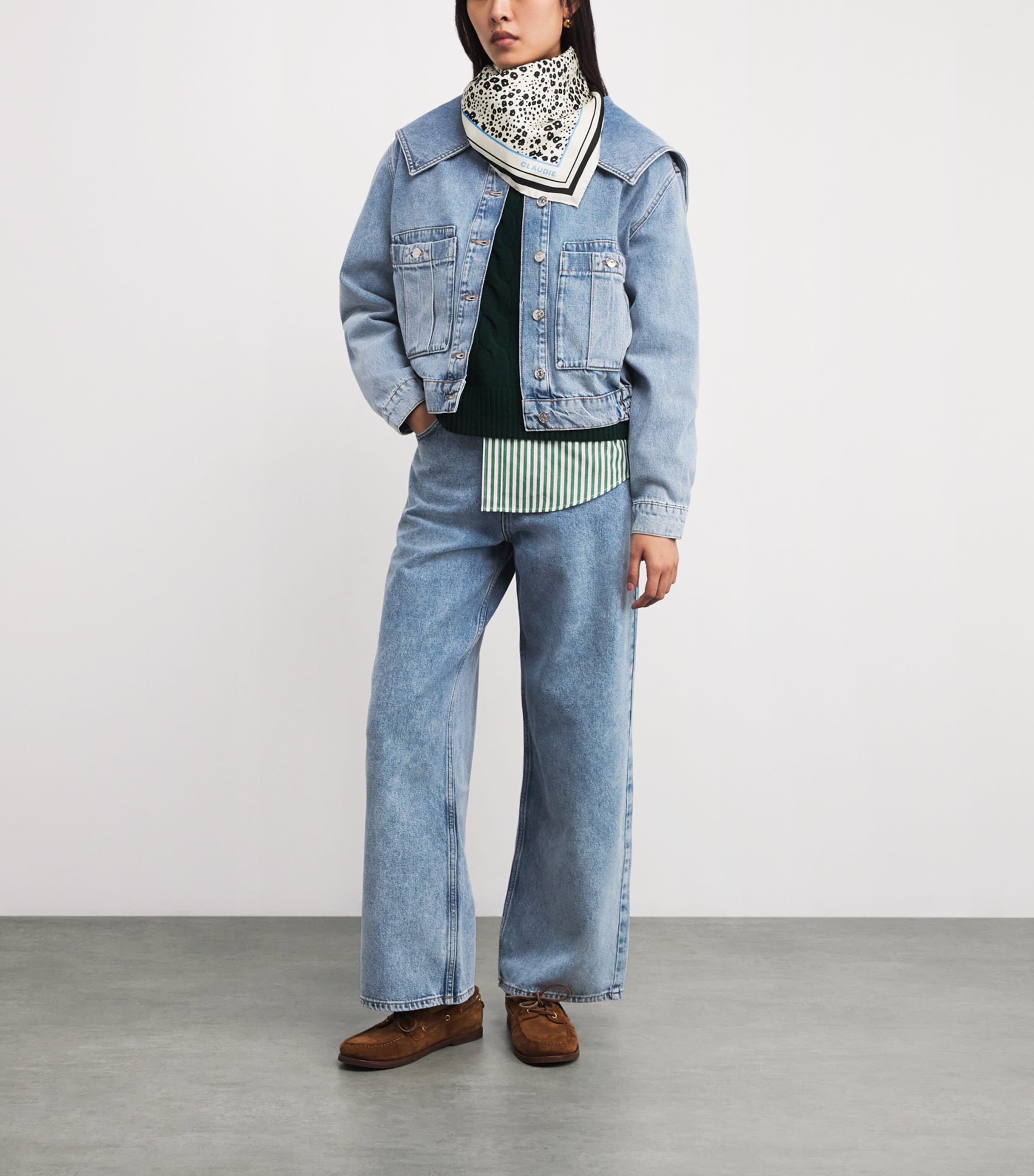 Wide-Leg Jeans BLUE DENIM Image 2