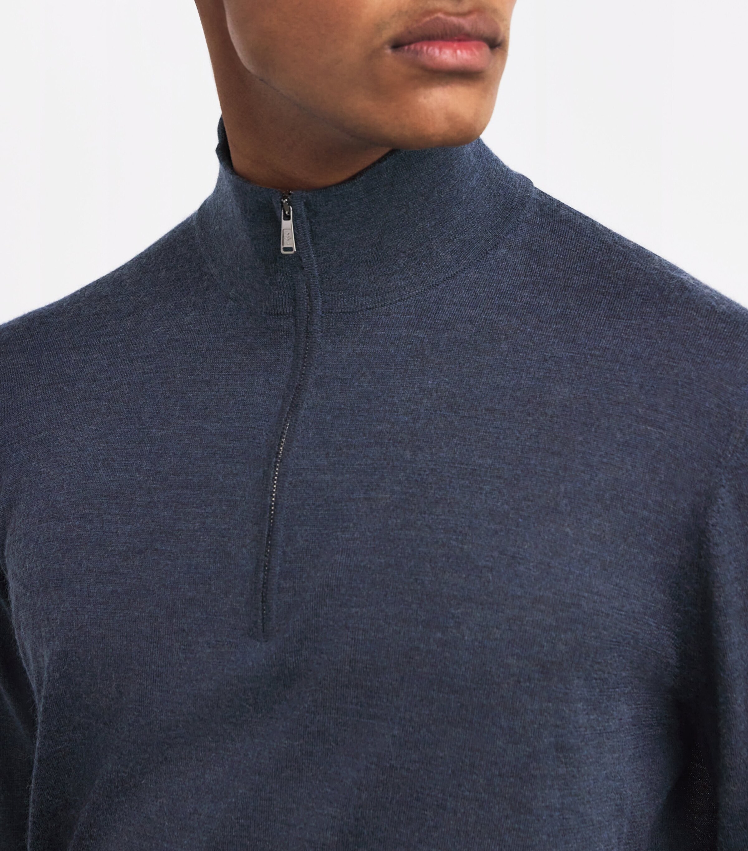 Cashmere Quarter-Zip Sweater J.16 - OCEANO Image 6
