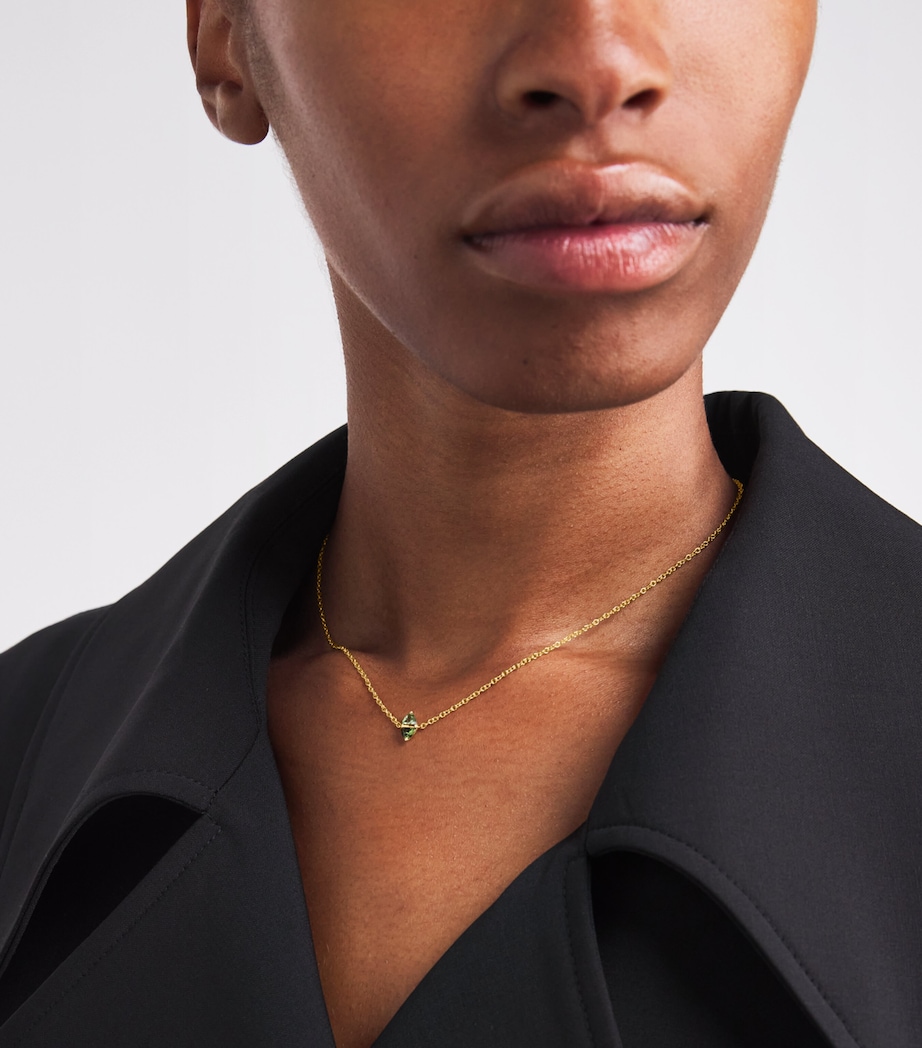 Yellow Gold and Sapphire Tilly Necklace YELLOW GOLD Image 2