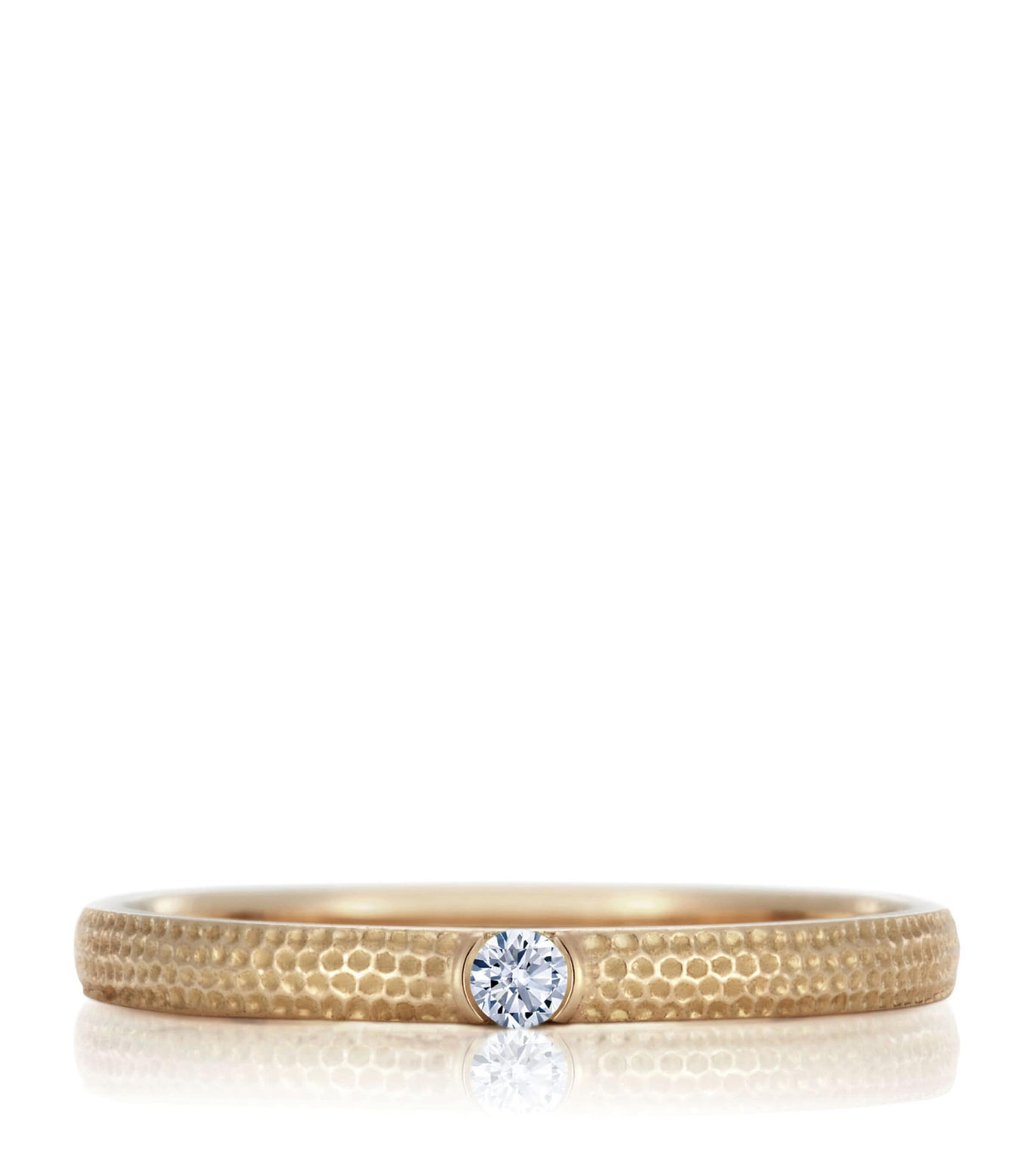 De Beers Rose Gold And Diamond Talisman Azulea Ring