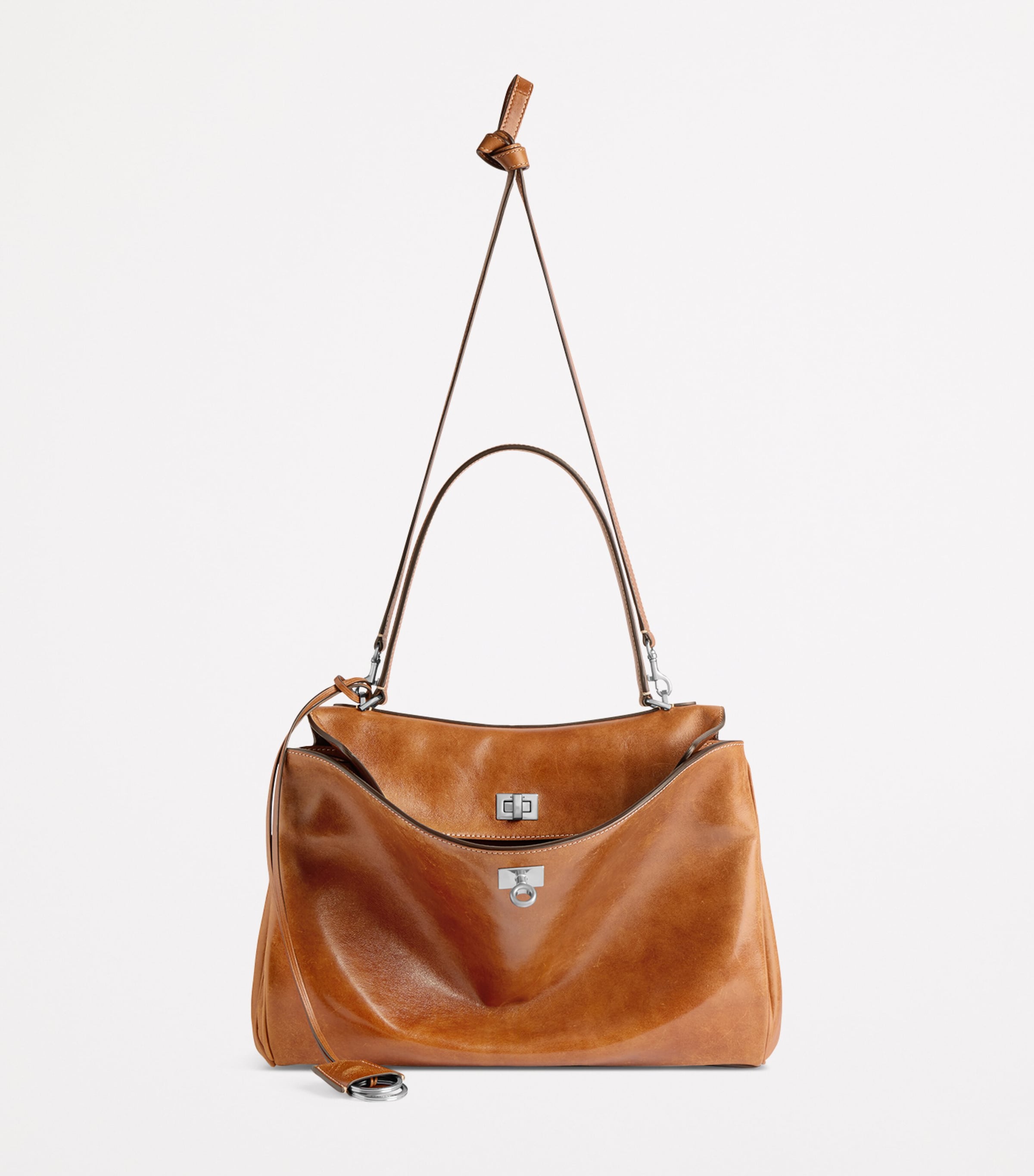 Medium Leather Rodeo Top-Handle Bag 2753 Image 2