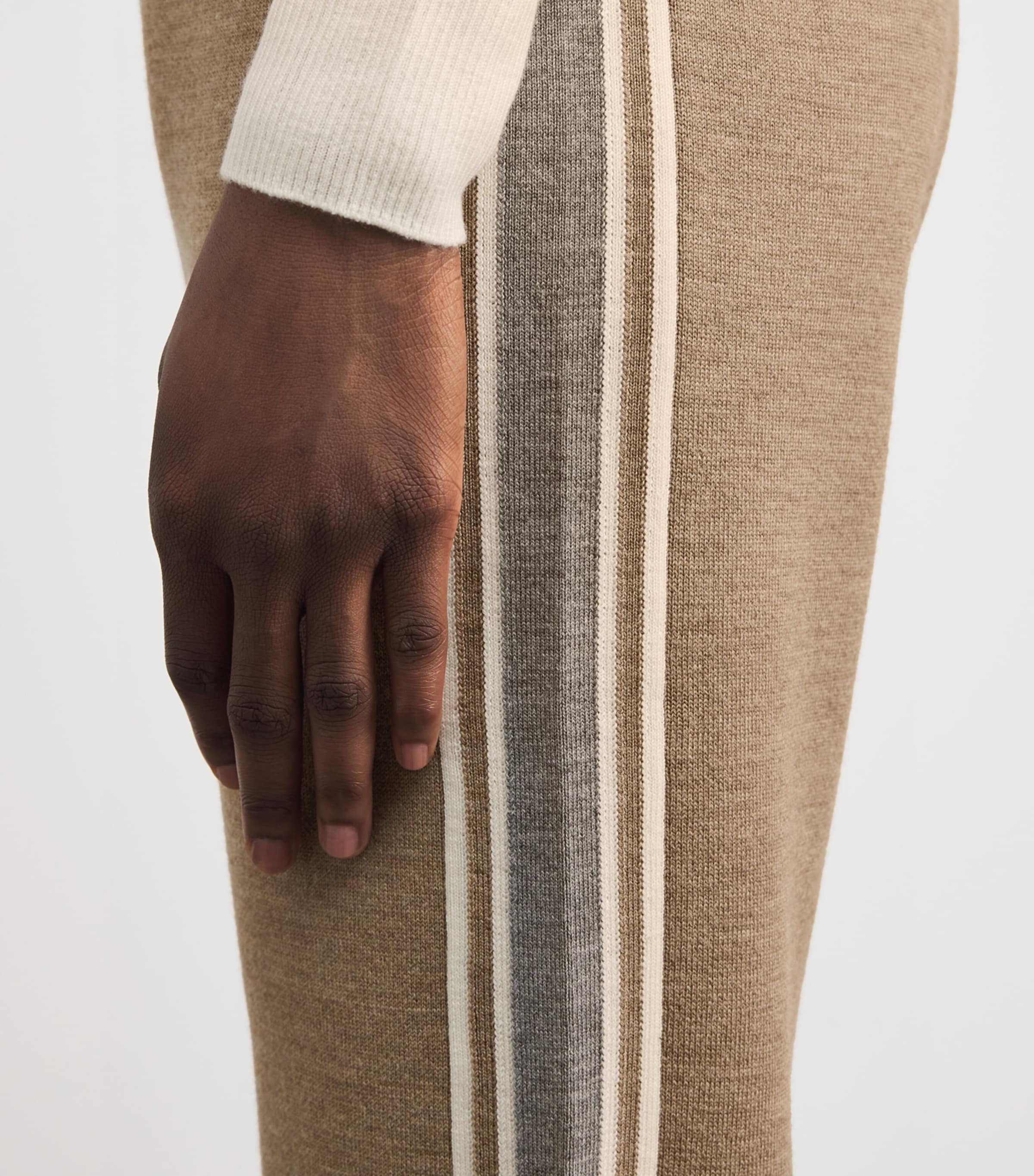 Wool-Blend Benada Sweatpants 1095CHNO/SOURS/FLCN Image 6