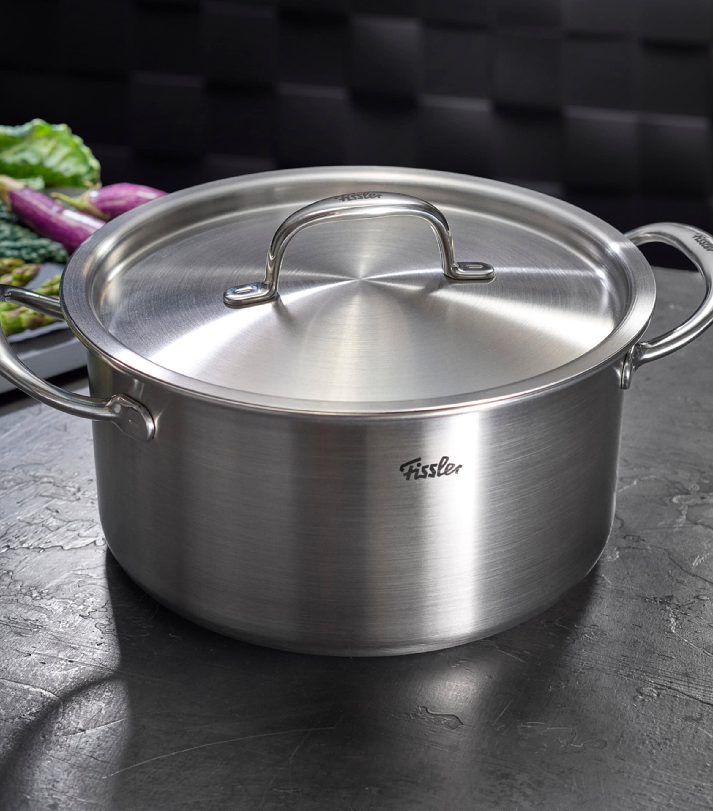 Stainless Steel M5 Pro-Ply Stew Pot (24cm) GREY Image 7