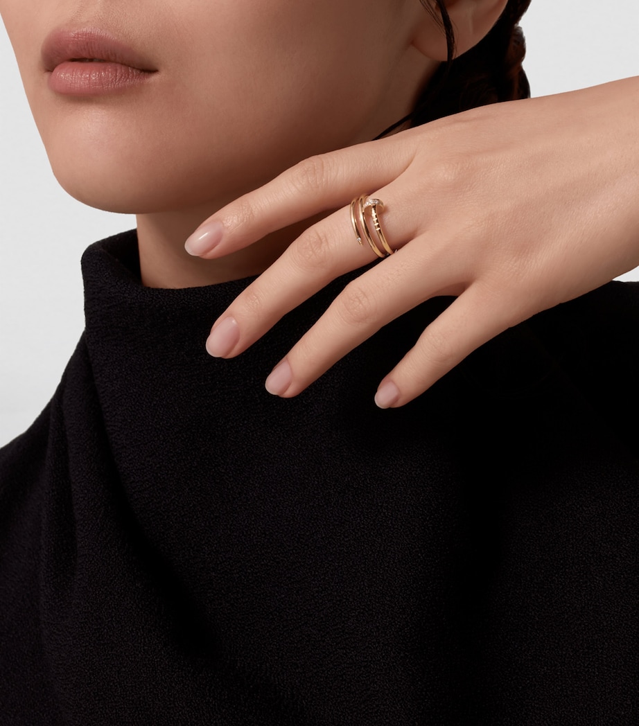 Yellow Gold and Diamond Double Juste Un Clou Ring NO COLOUR Image 3