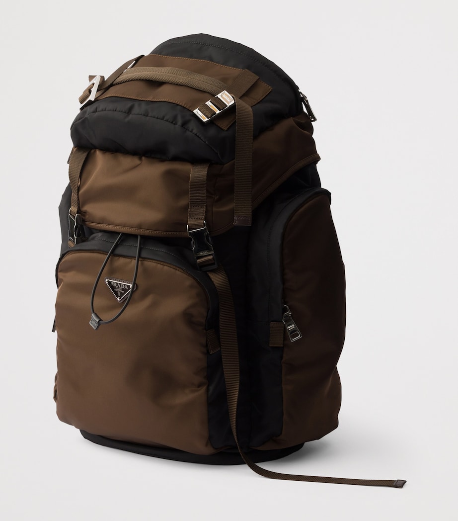 Prada Mens Re-Nylon and Saffiano Leather Backpack Image 2