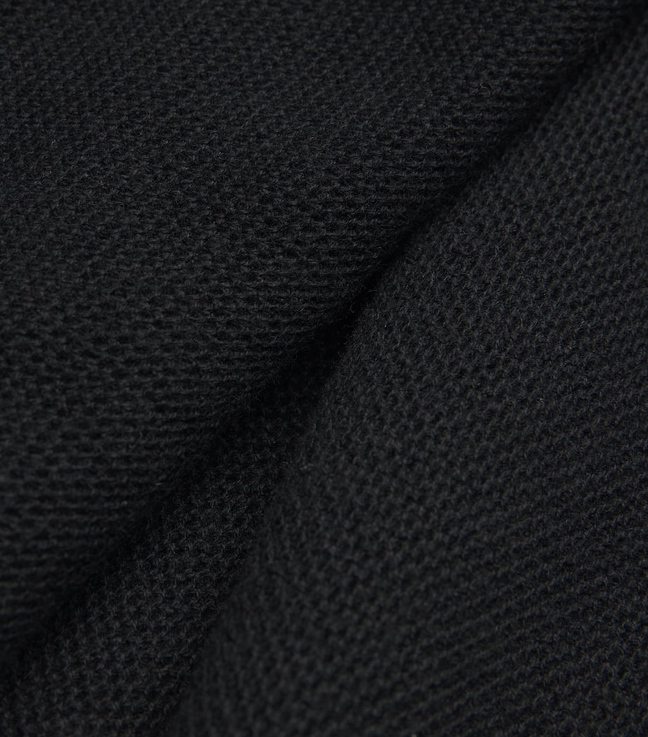 Cotton-Blend Elwynn Polo Shirt BLACK Image 5