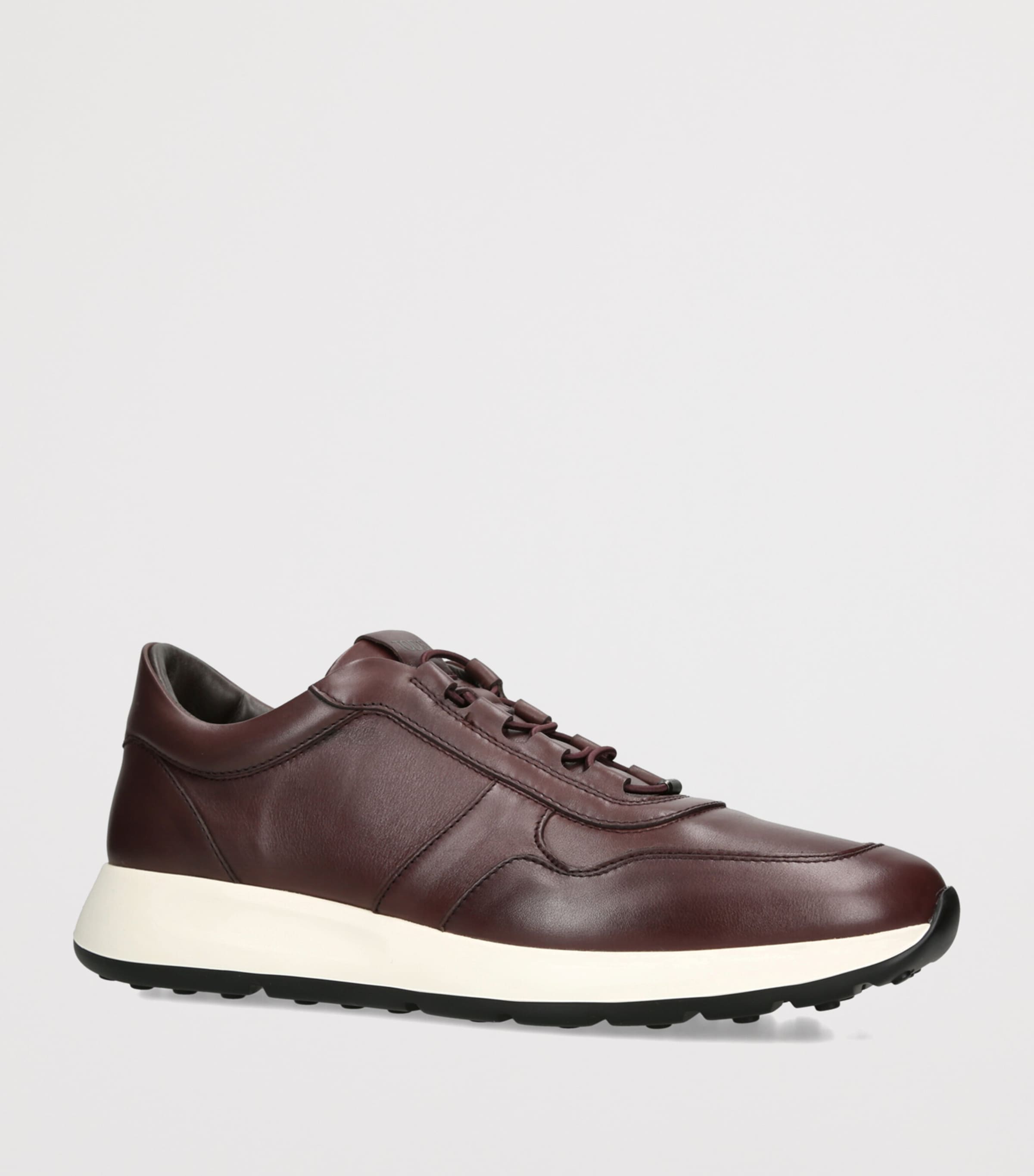 Tod's Leather Allacciato Sneakers Brown Image 2