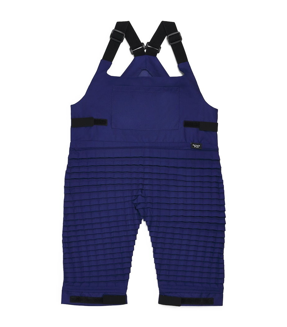 Petit Pli Recycled Crinkle Versatile Dungarees (0-12 Months) Orion Blue Image 1