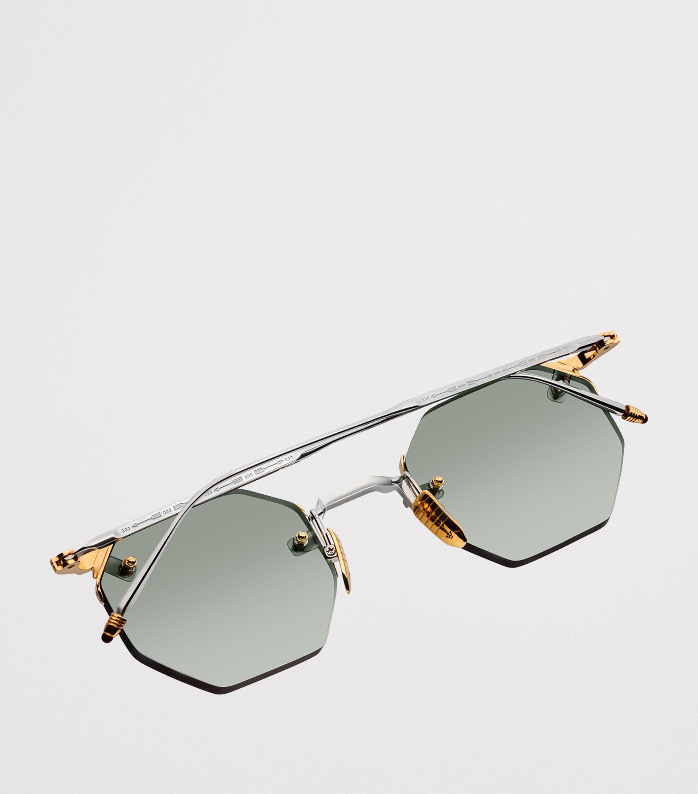 Jacques Marie Mage Metal El-Dorado Sunglasses Emerald Image 4