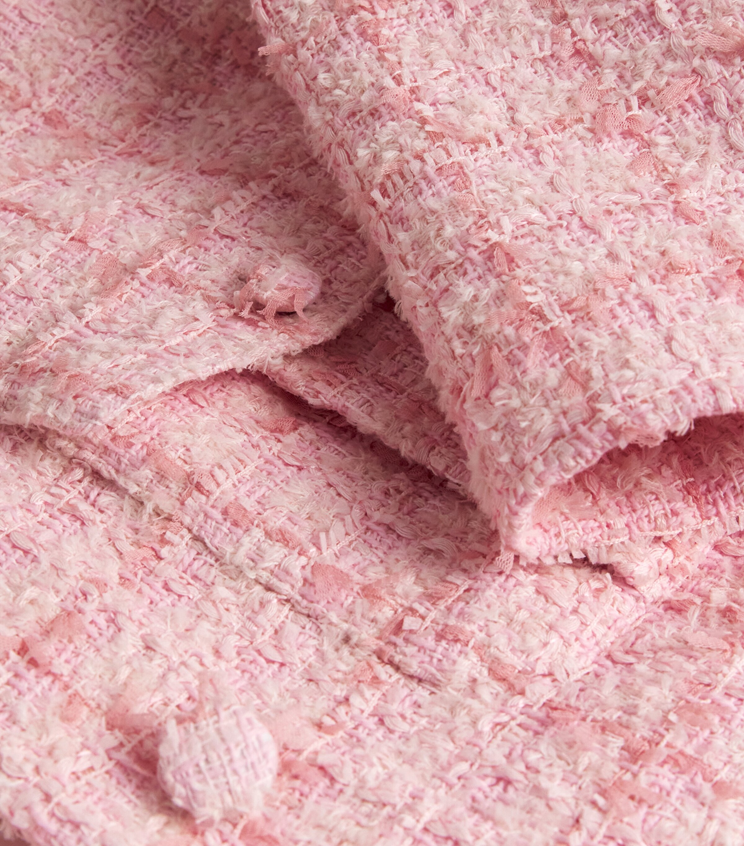 Cropped Dume Jacket PINK TWEED Image 5