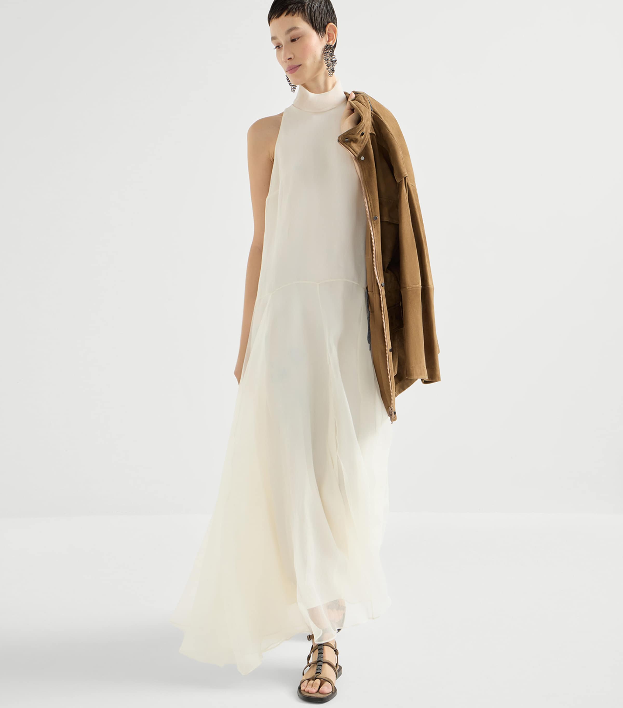 Silk Maxi Dress C9597 Image 4