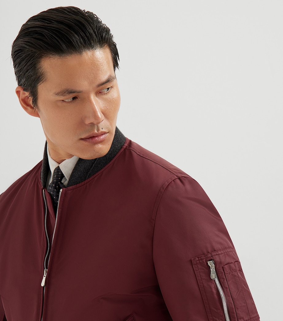 Technical Satin Bomber Jacket CML78 Image 6