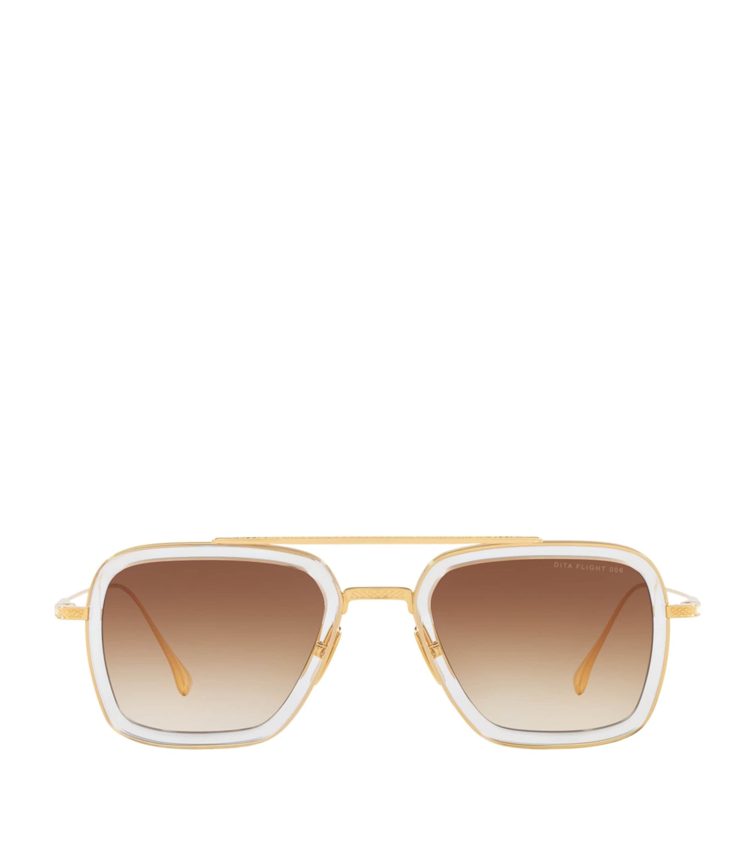 DITA Titanium Flight Aviator Sunglasses Clear Image 1