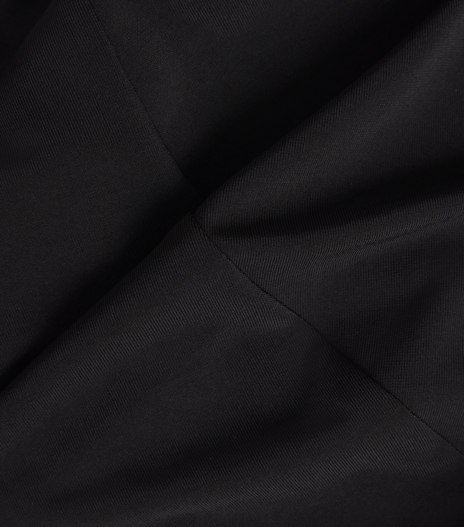 Issey Miyake Womens Drape Jersey Sleeveless Blouse Black Image 6