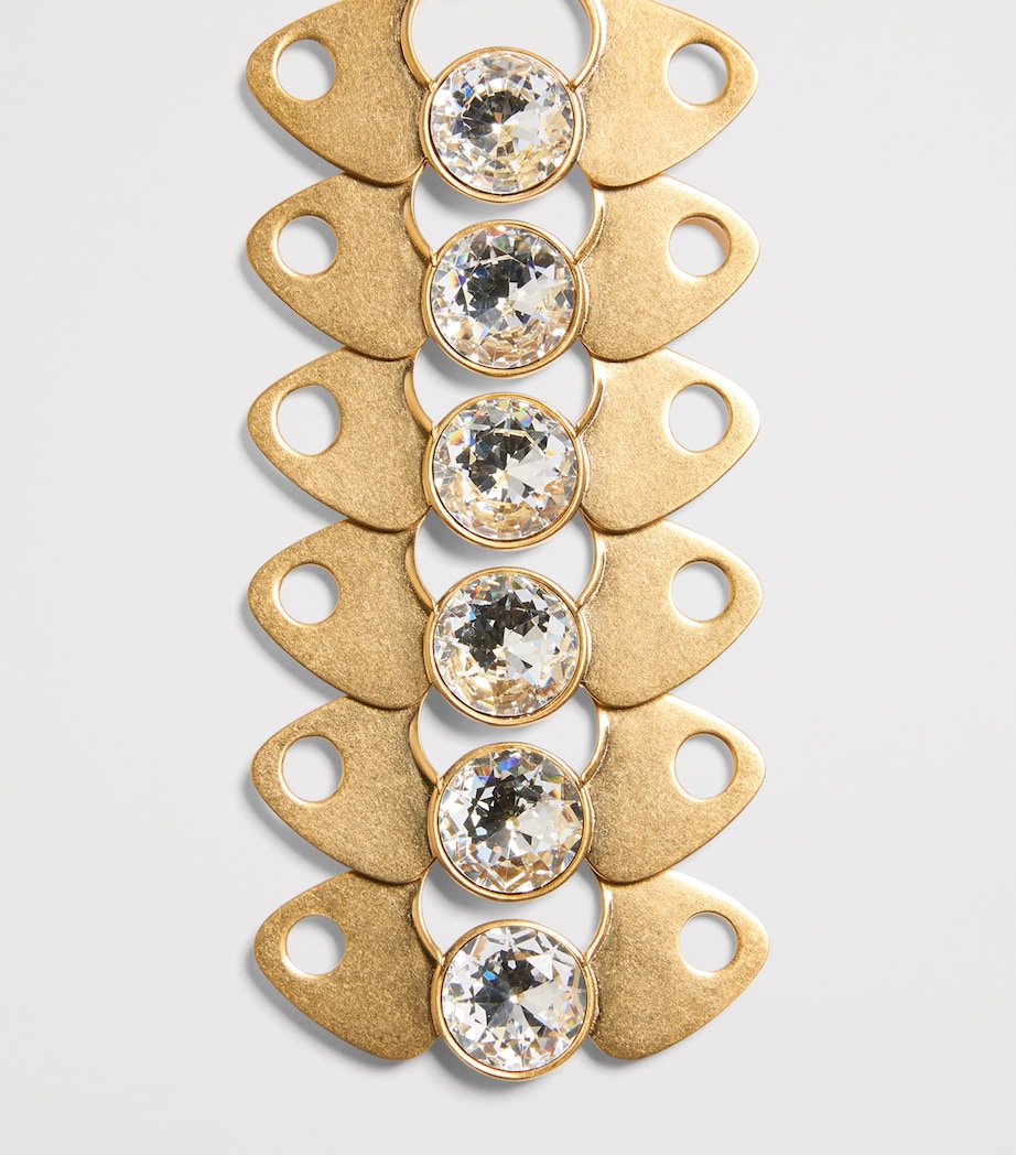 Valentino Garavani Embellished Pages Single Earring Image 3