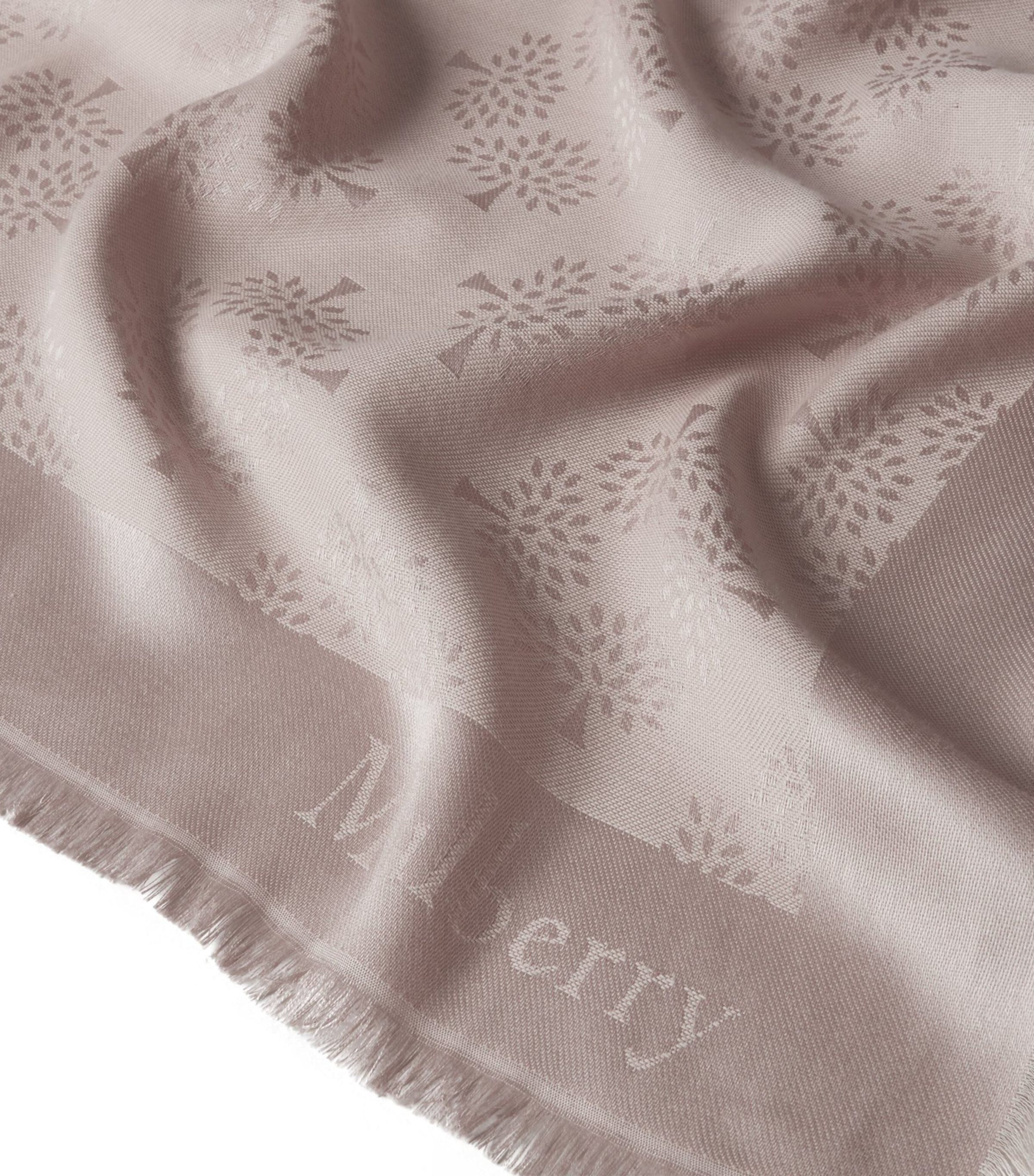 Square Tree Scarf ROSEWATER Image 3