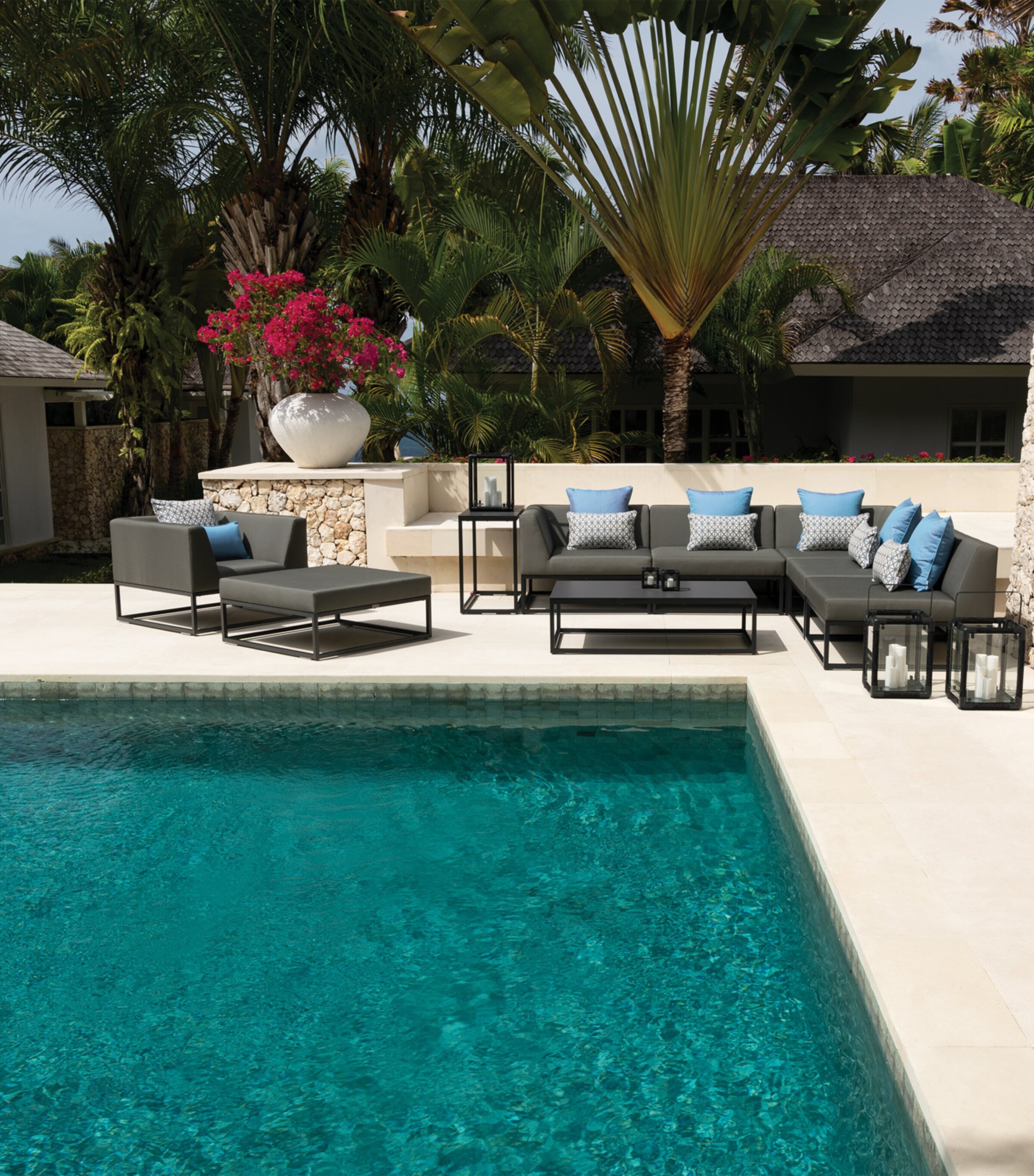 Indian Ocean Latitude Module Outdoor Centre Lounge Chair Anthracite Image 3
