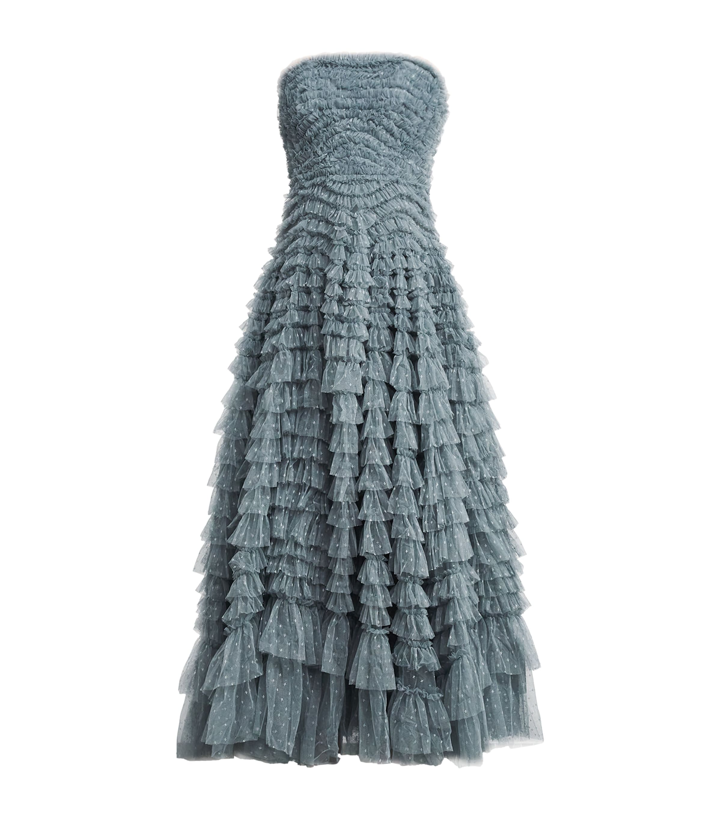 Needle & Thread Strapless Hattie Maxi Dress | Partywear | Womens | Dresses | Women Clothing | Maxi Dresses | Party Dresses | Designers | Needle Thread