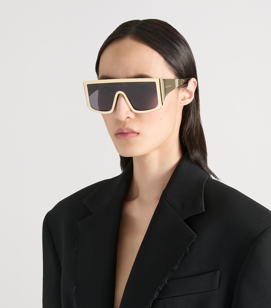 Metal Square Sunglasses GOLDEN YELLOW Image 2