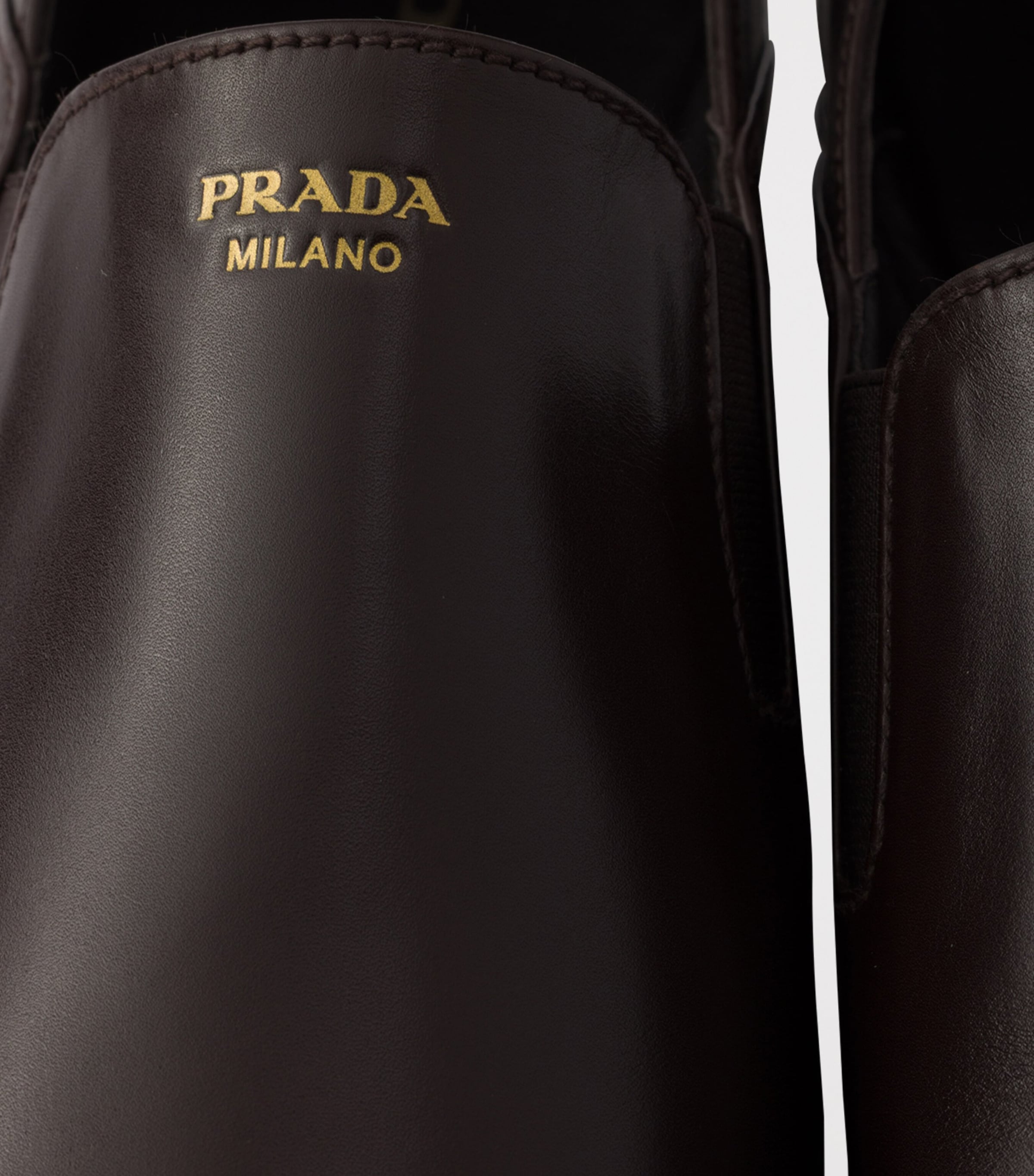 Prada Leather Loafers Brown Image 5