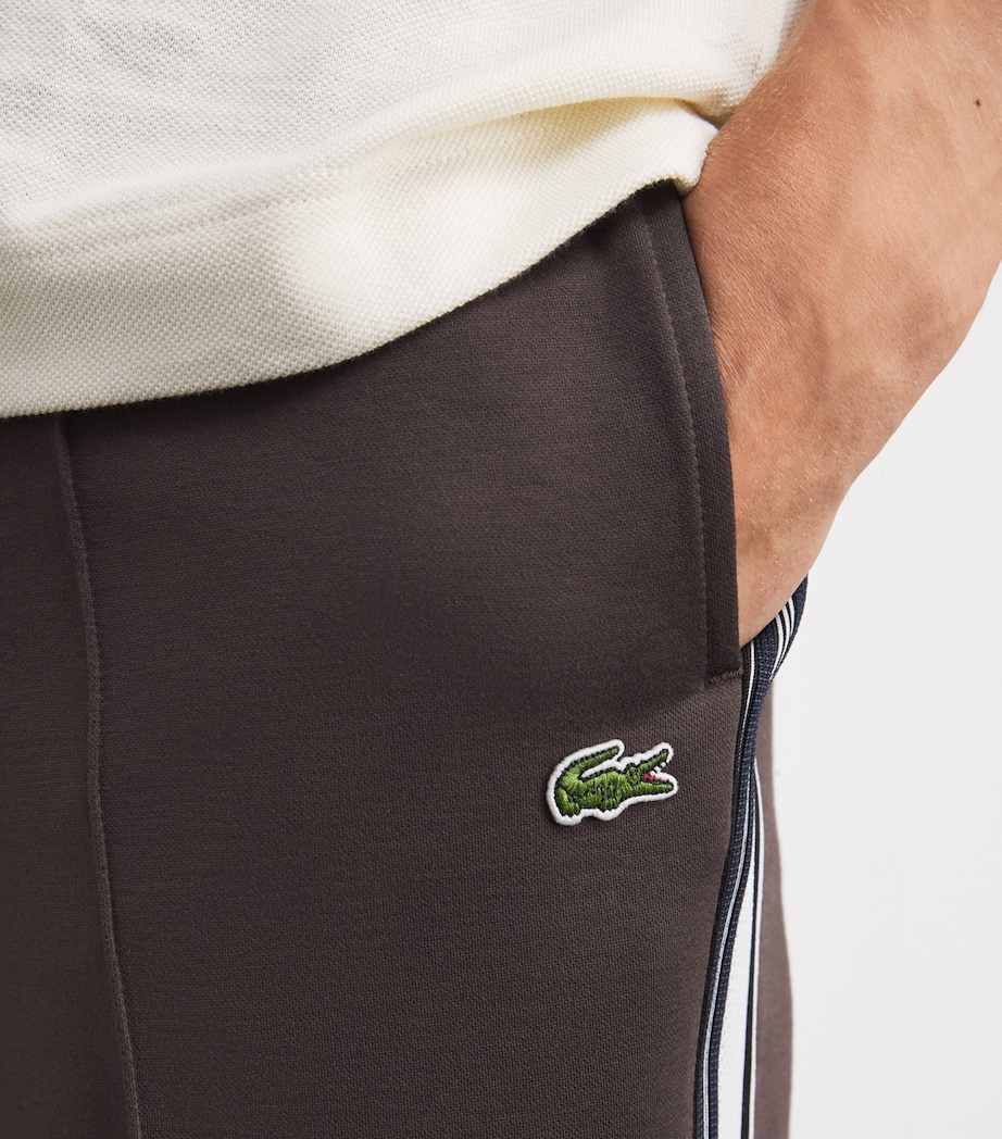 Cotton-Blend Side-Stripe Sweatpants BROWN Image 6