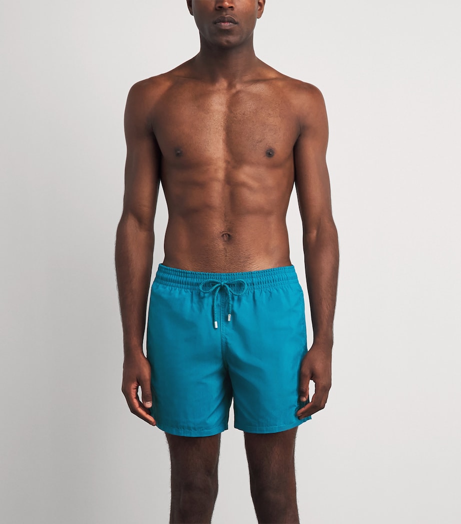 Vilebrequin Mens Turtle Embroidered Moorea Swim Shorts Coin Coin Image 3
