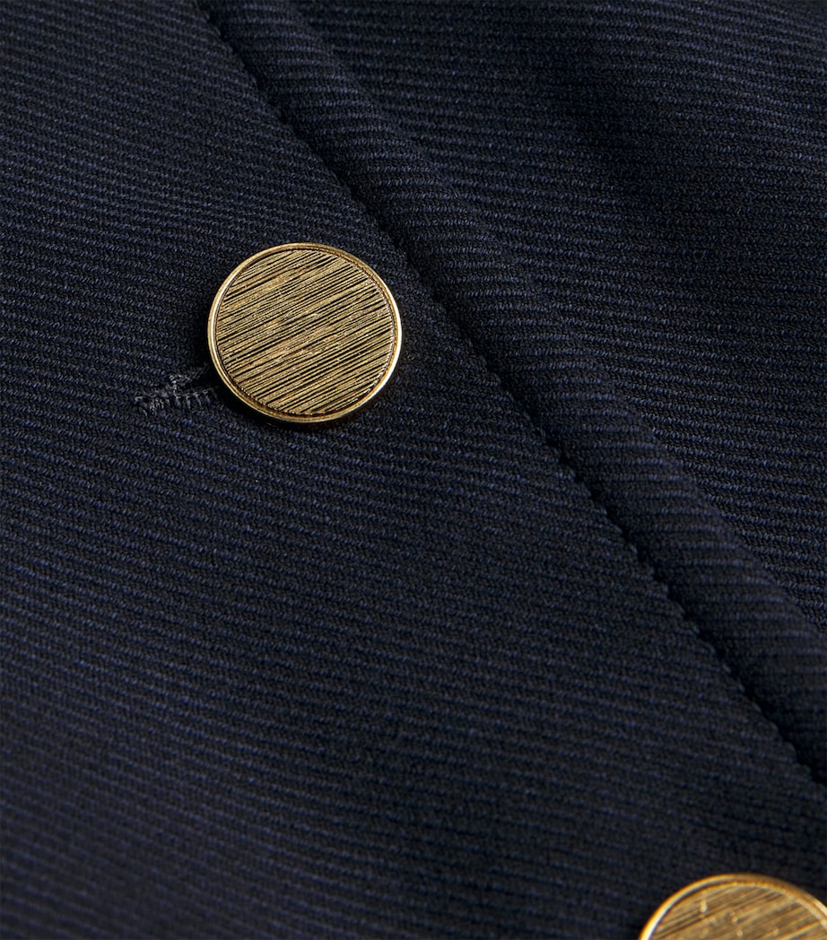 Twill Rounded Jacket NAVY BLUE Image 5