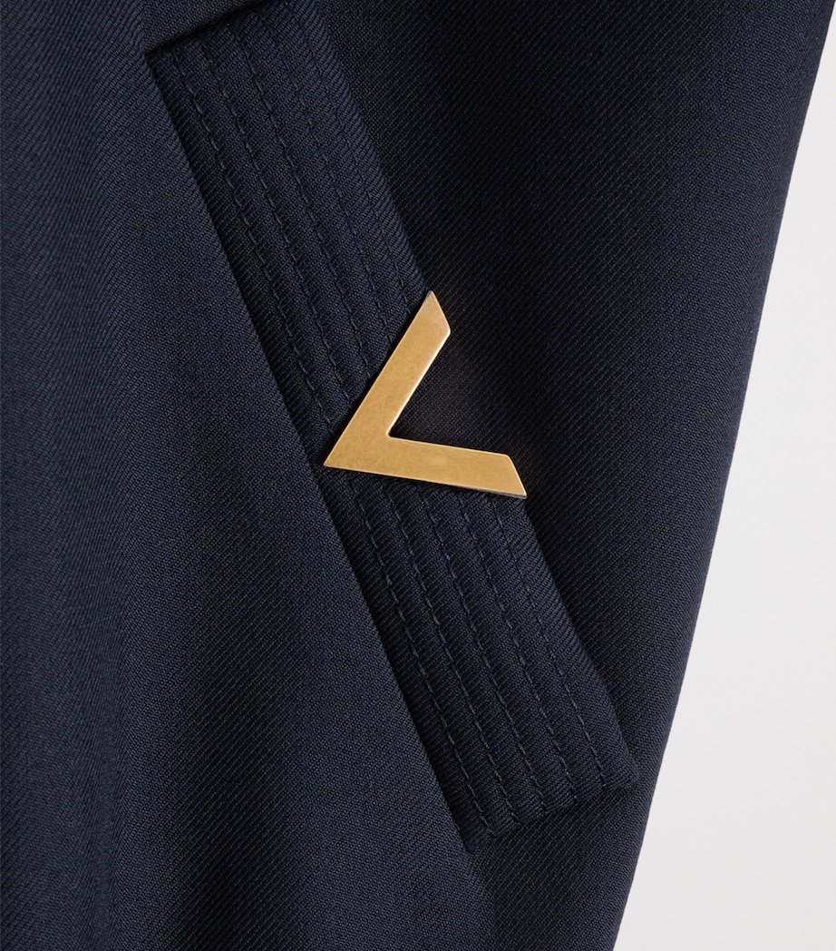 Wool-Blend VLogo Bomber Jacket 598 Image 7