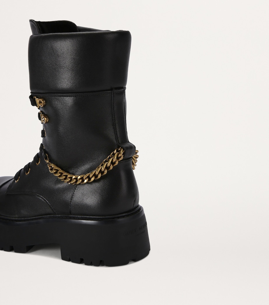 Leather Kensington Chelsea Boots BLACK Image 2