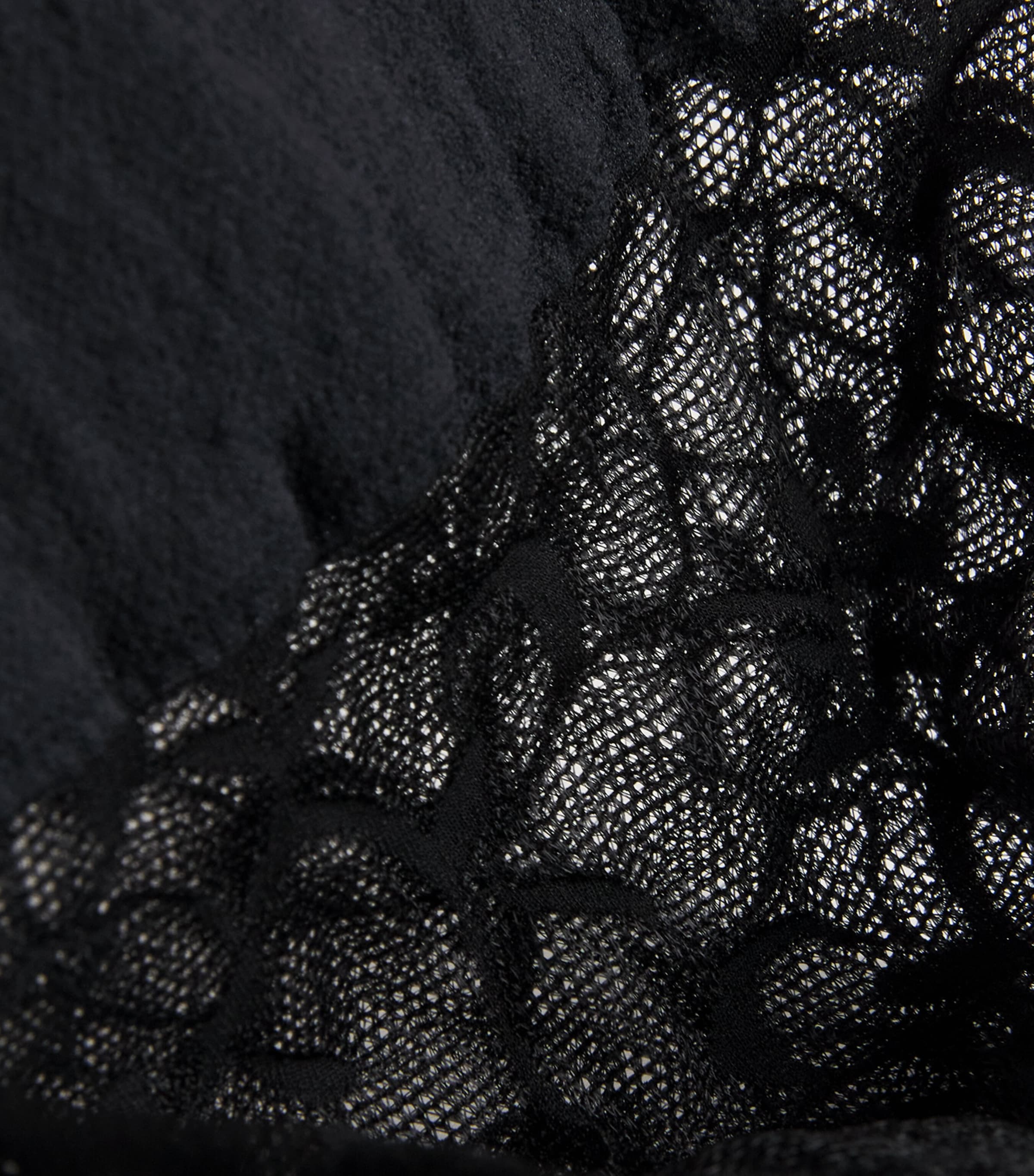 Falke Lace 15 Knee-High Tights Black Image 3