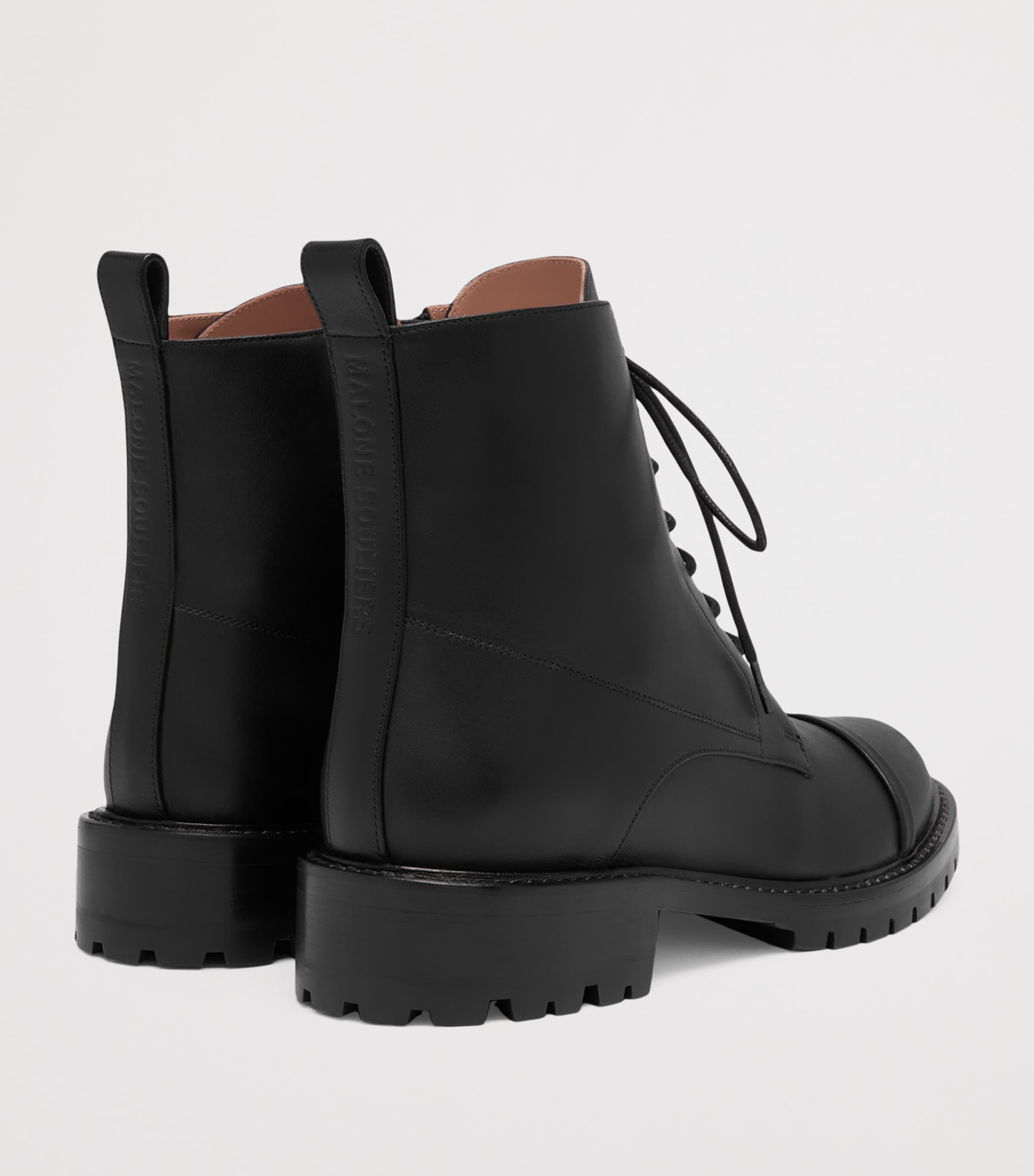 Leather Miller Ankle Boots 35 BLACK Image 4