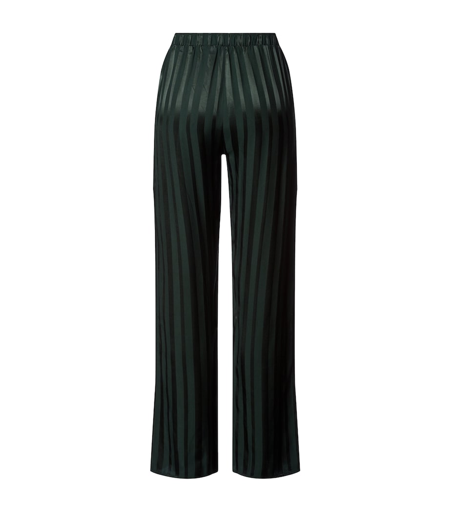 Stripe Indra Pyjama Bottoms DARK MALACHITE Image 2