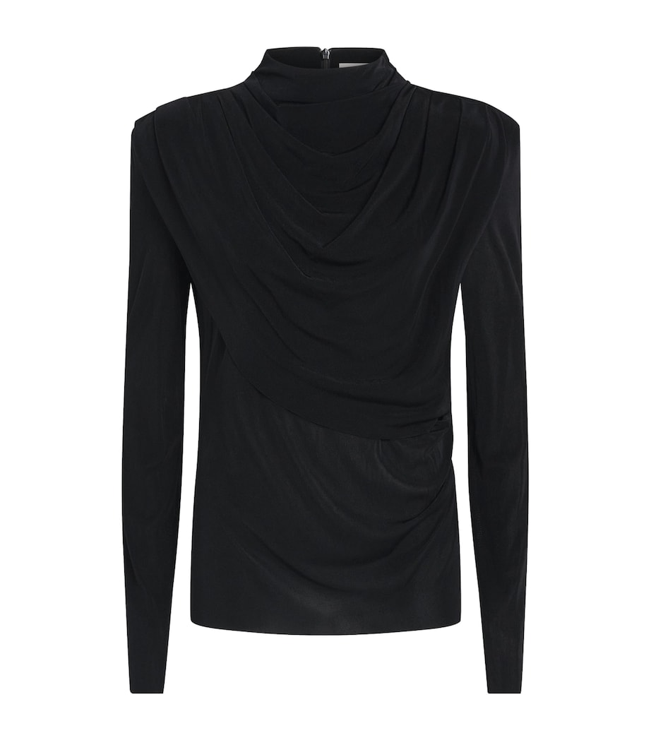 CAMILLA AND MARC Womens Long-Sleeve Katerina Top Dblk Black Image 1