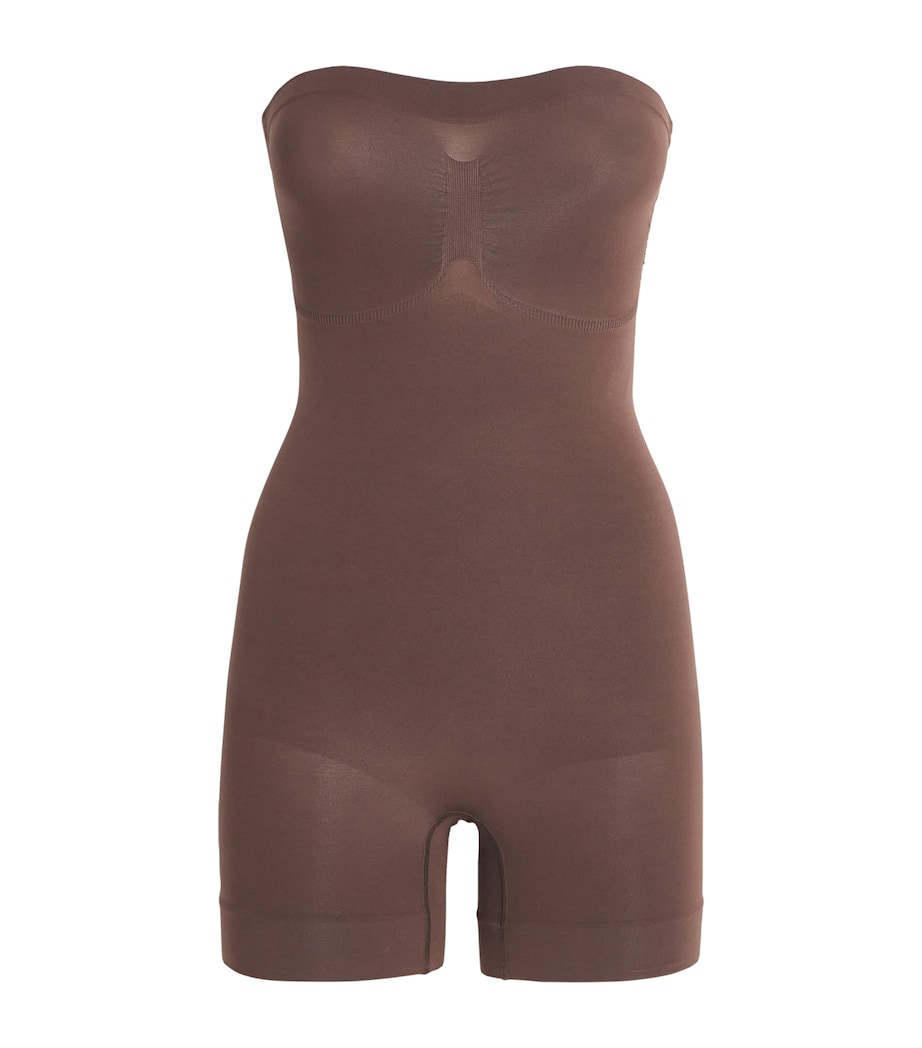 Seamless Sculpt Strapless Shorts Bodysuit COCOA Image 1