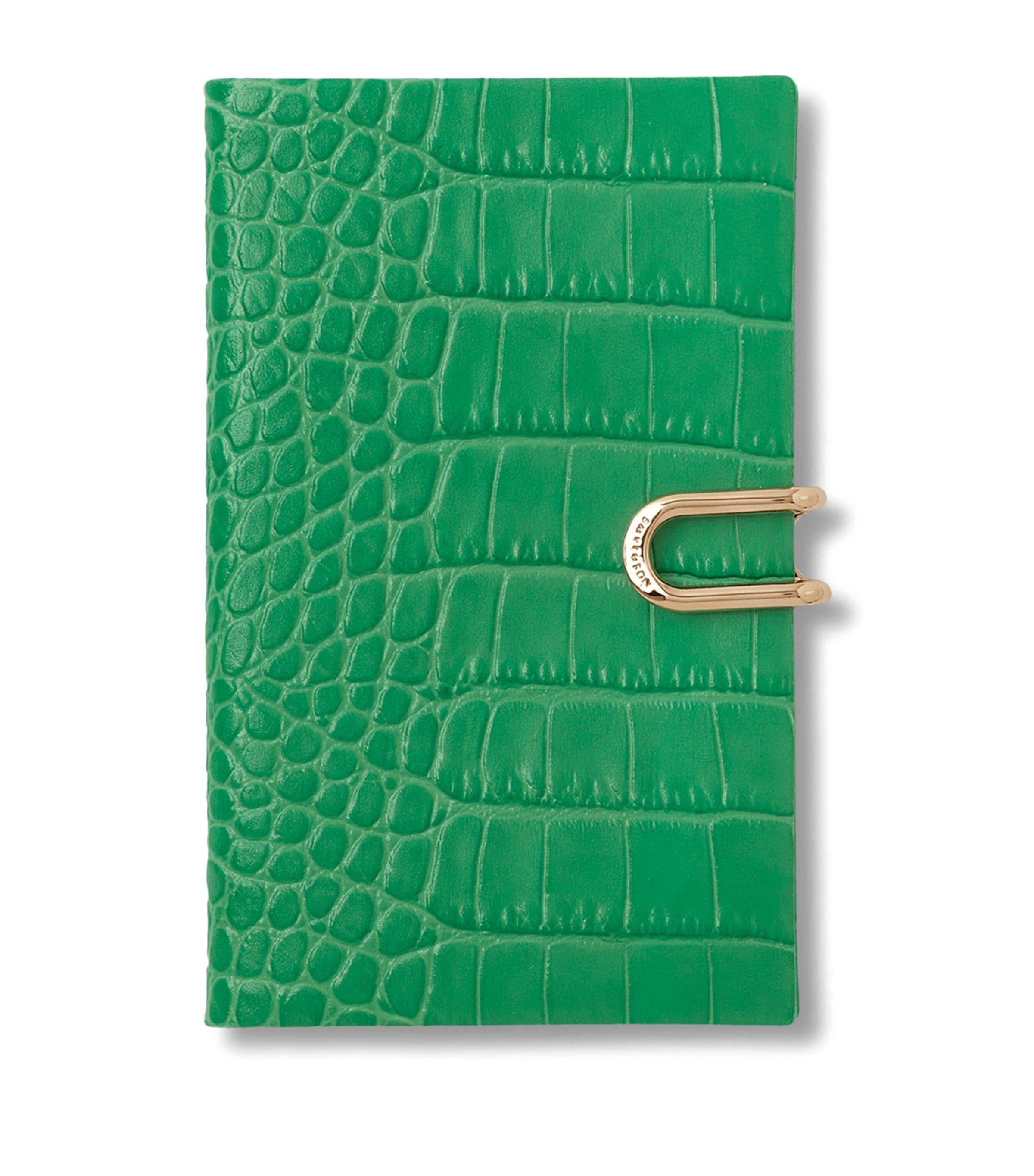 Smythson Leather Panama Weekly Diary 2027 Jade Image 1