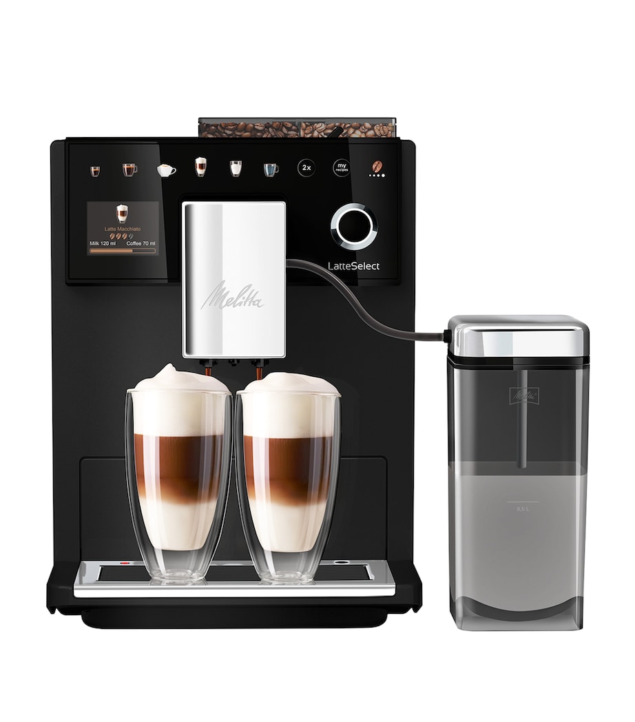 Automatic Bean to Cup Coffee Machine FROSTED BLACK Image 1