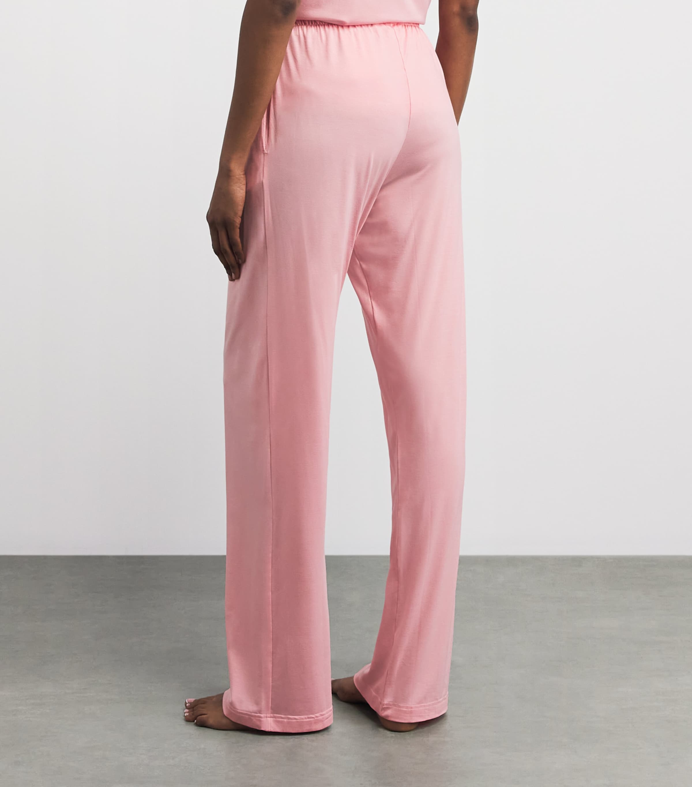 Derek Rose Womens Micromodal Lara Pyjama Bottoms Pink Image 5