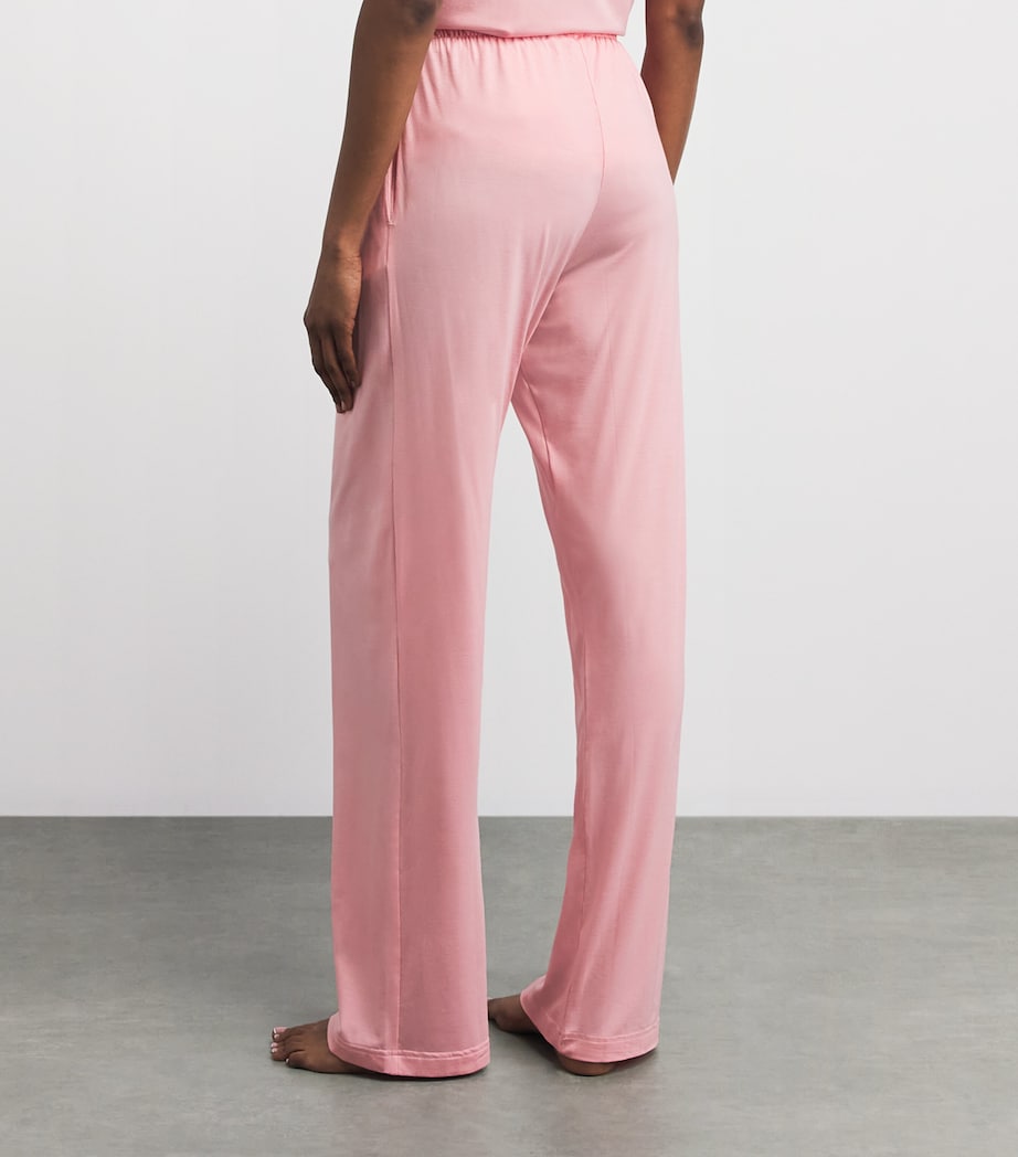 Derek Rose Womens Micromodal Lara Pyjama Bottoms Pink Image 5