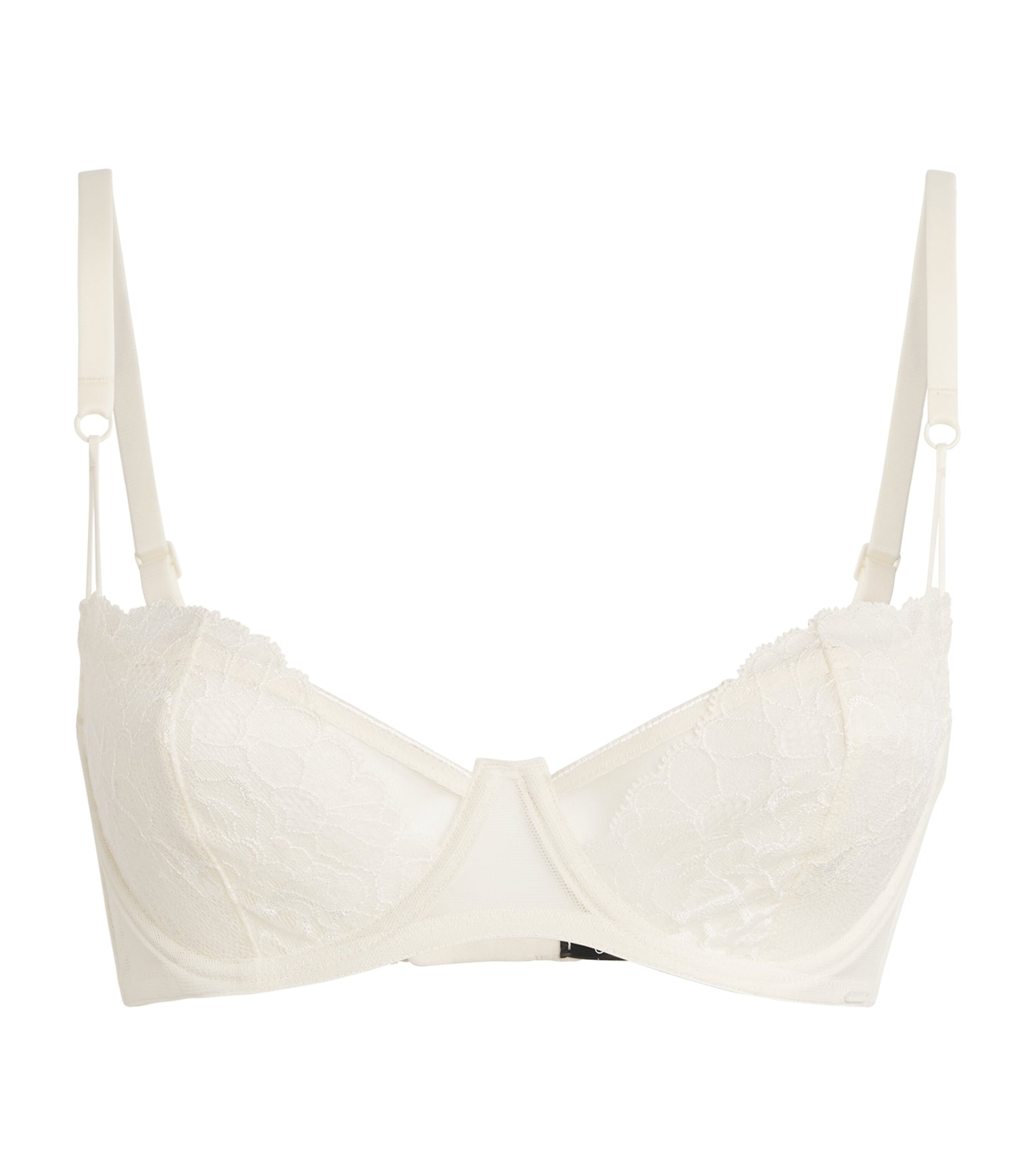 Calvin Klein Lace Balconette Bra In Ivory