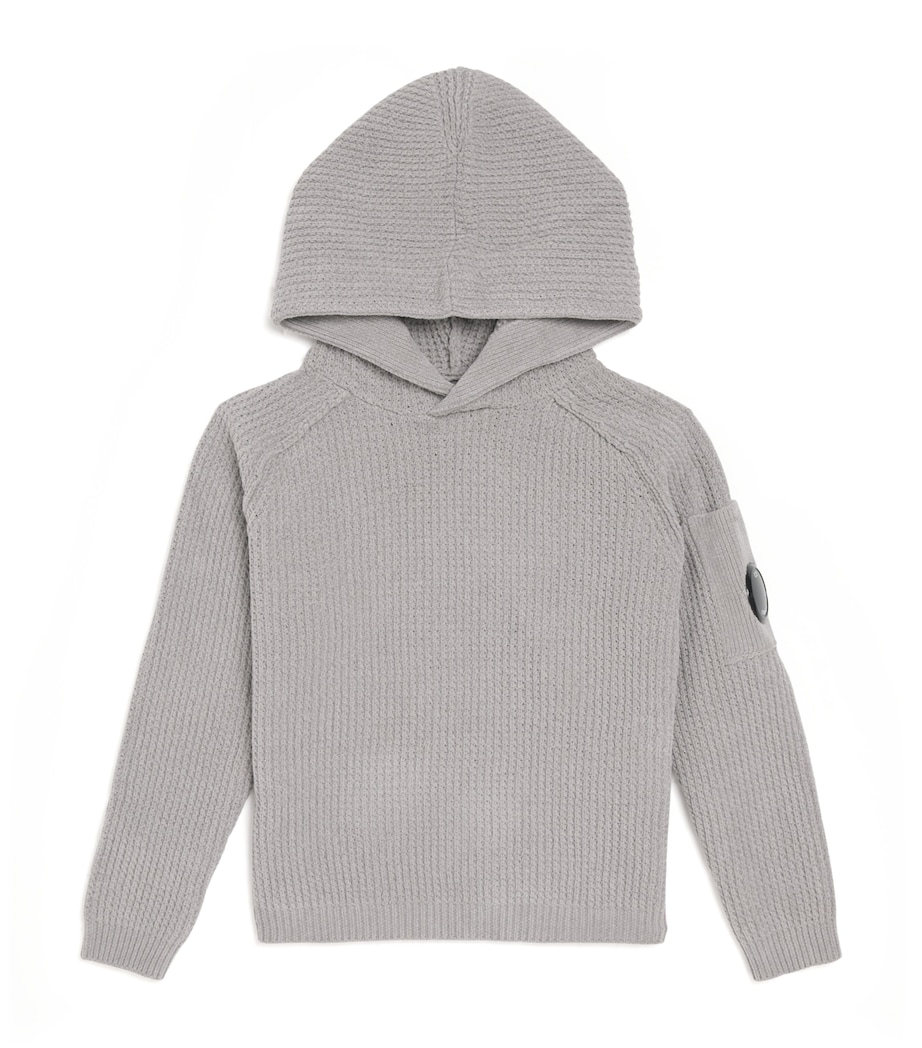 Cotton Goggle-Detail Sweatshirt (4-14 Years) 60379 - LONDON GREY Image 1