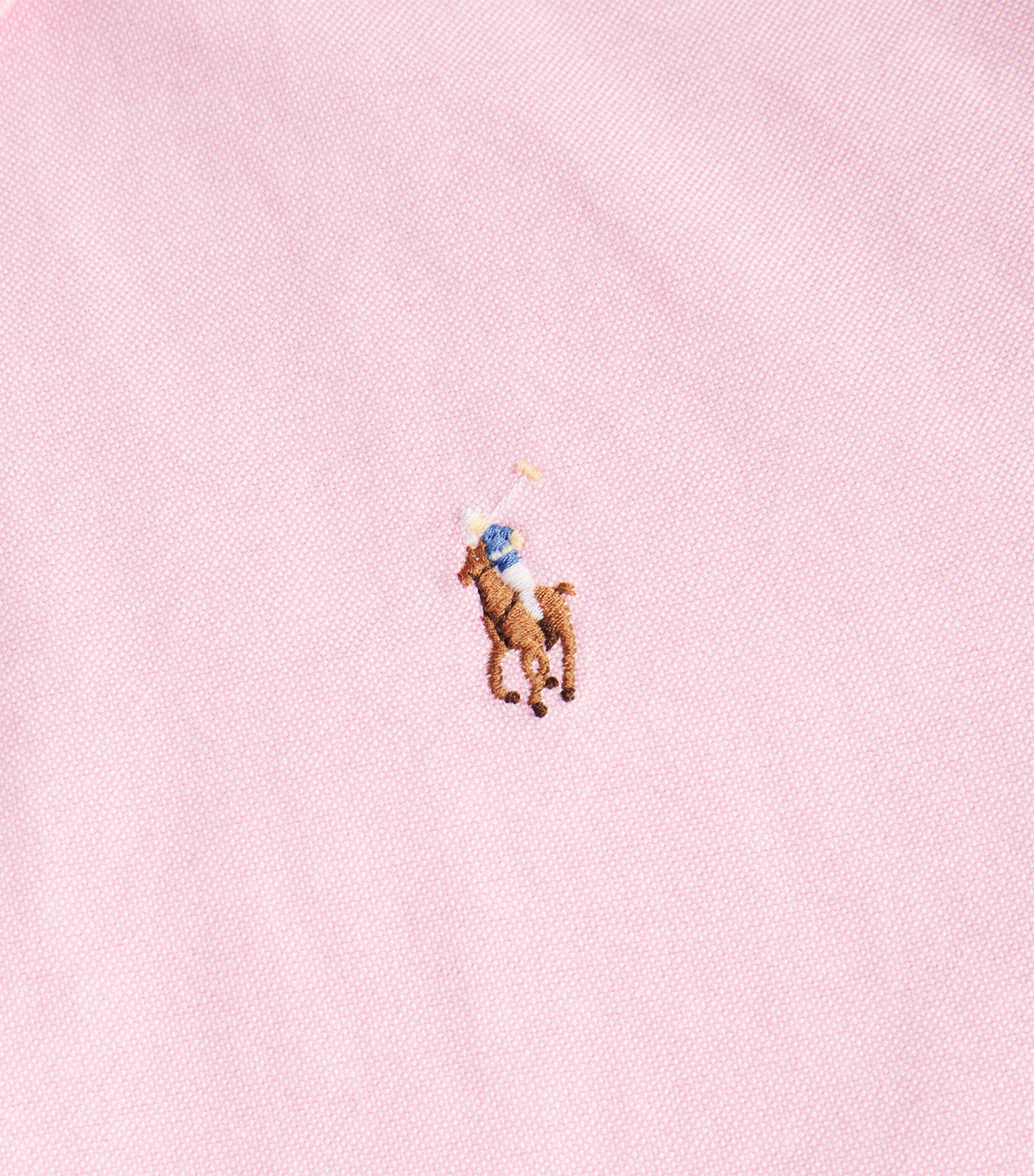 Cotton Oxford Shirt BATH PINK Image 6