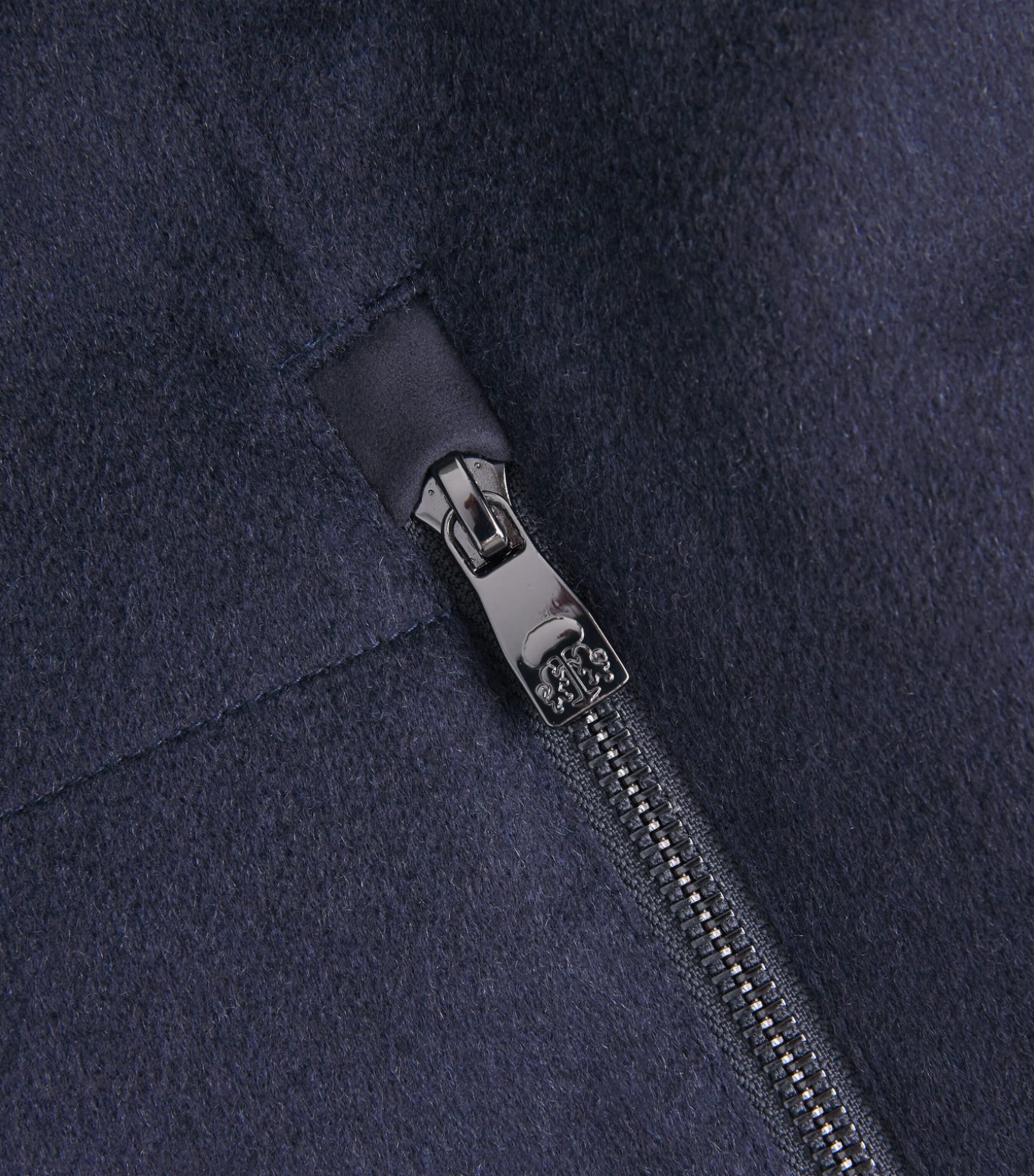 Corneliani Mens Virgin Wool Padded Gilet Navy Blue Image 6