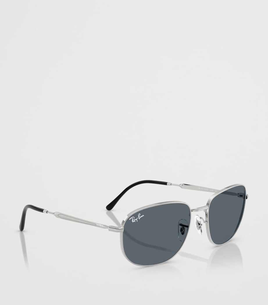 Ray-Ban RB3754 Pillow Sunglasses Silver Image 6
