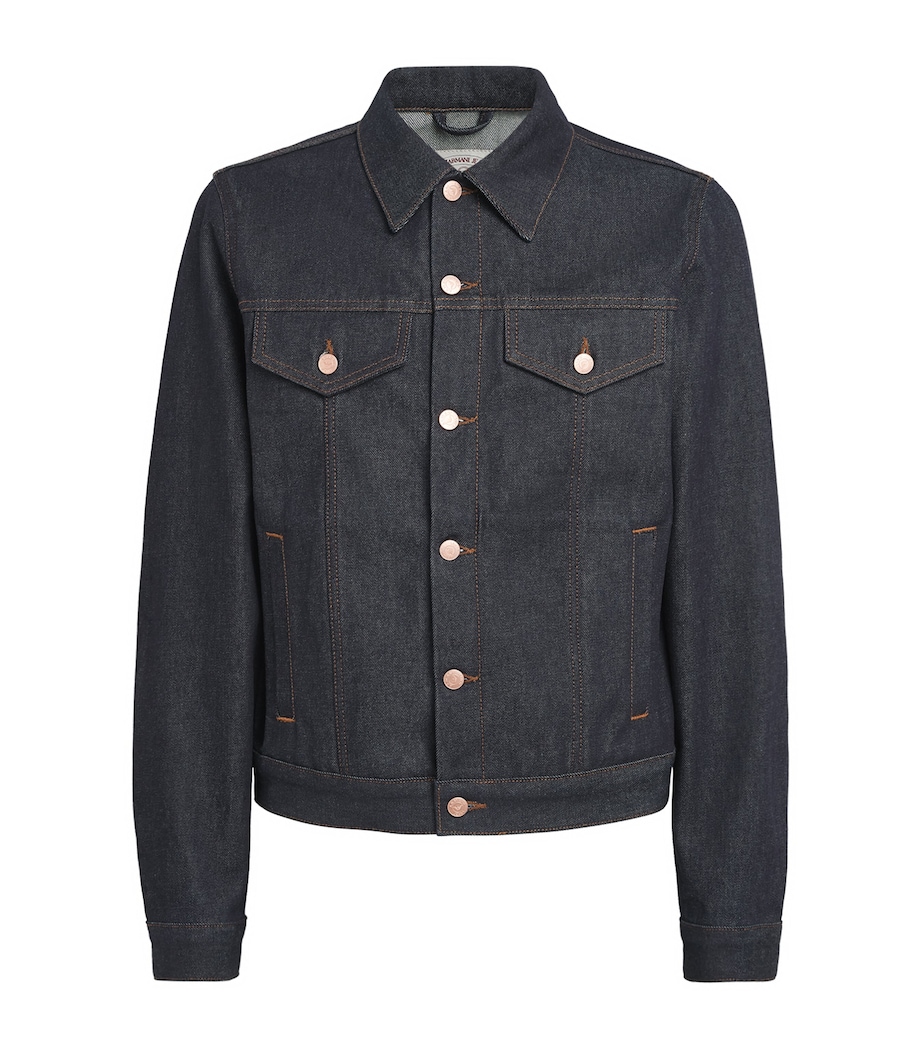 Emporio Armani Mens Blouson Denim Jacket Image 1