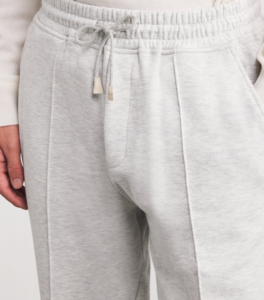 Cotton-Blend Sweatpants GRIGIO CHIARO MELANG Image 6
