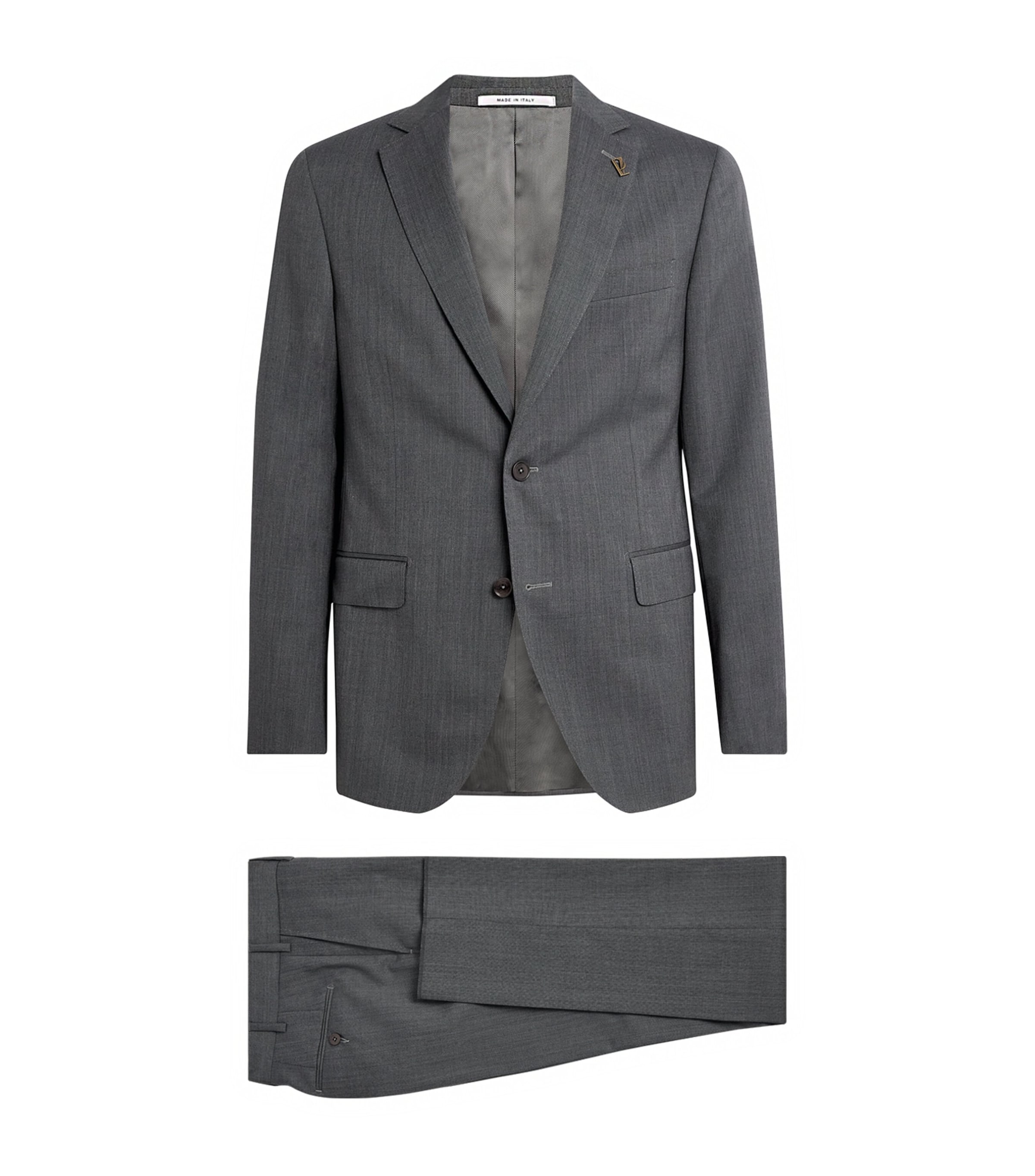 Pal Zileri Mens 2-Piece Suit Grey Image 1