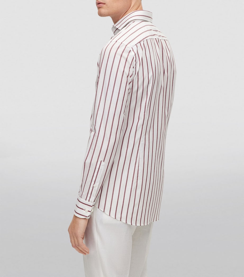 Cotton Striped Shirt 601 Image 4