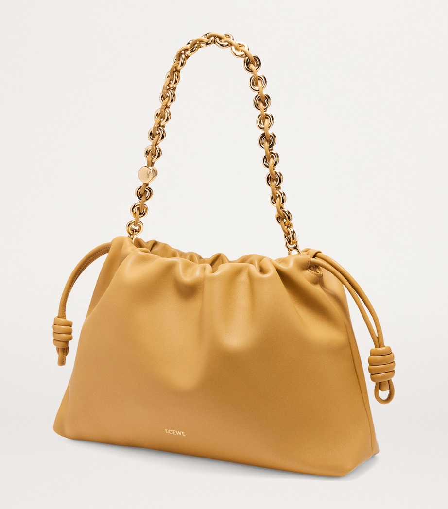 Large Leather Flamenco Purse SAHARA Image 3