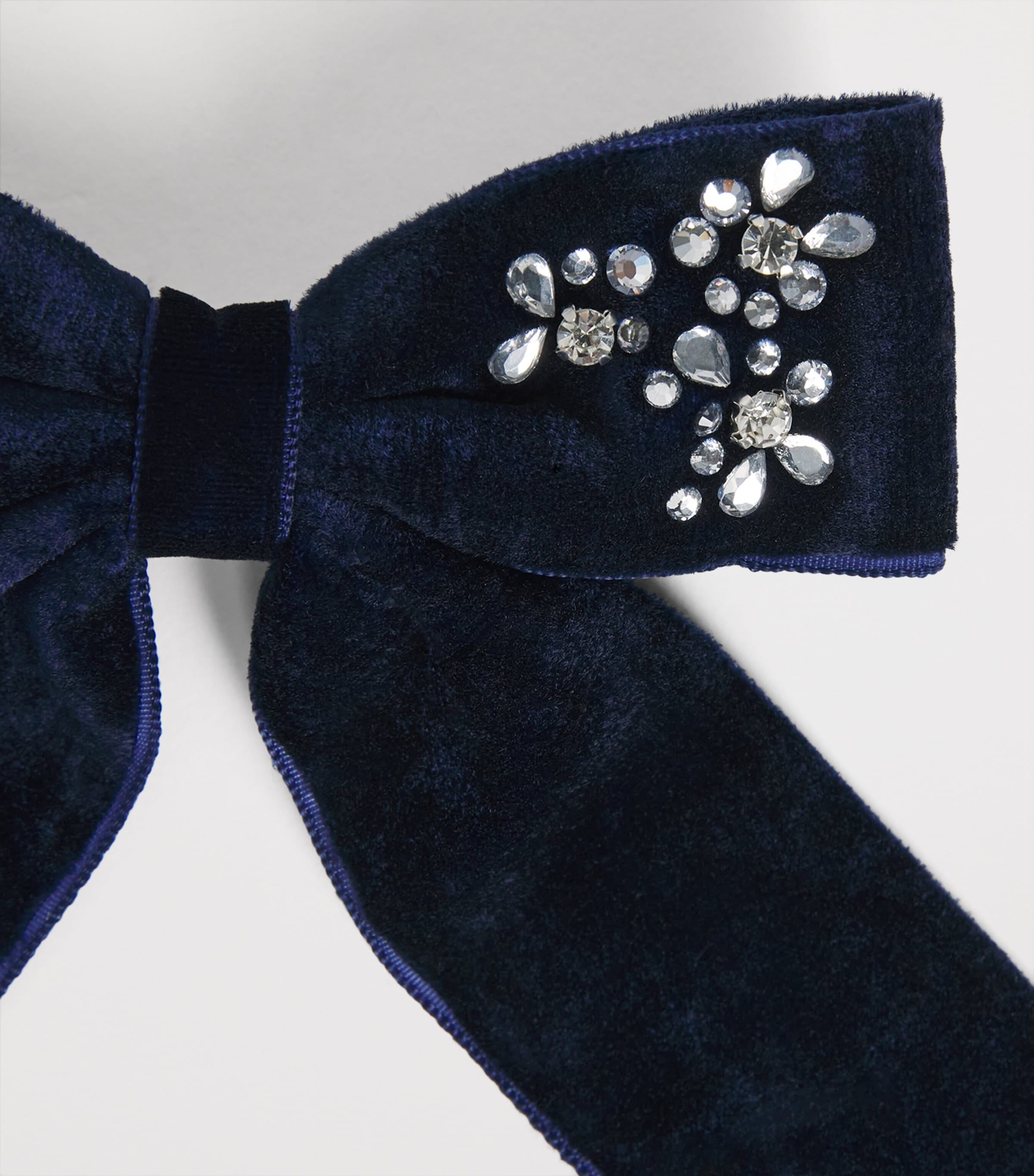 Tartine et Chocolat Velvet Rhinestone Hair Clip Image 3
