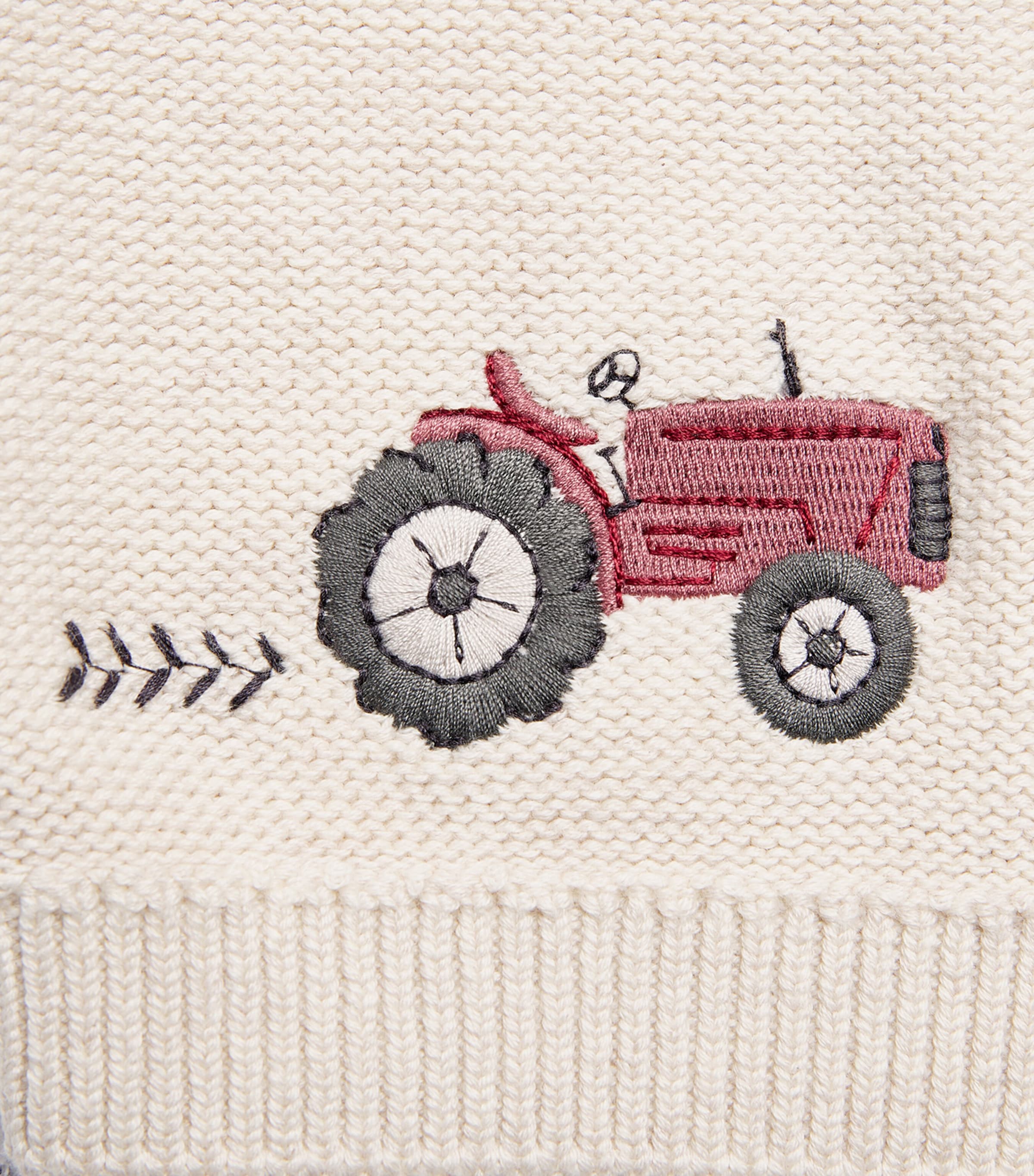 Eleanor Charles Organic Cotton On the Farm Cardigan (0-3 Years) Fm Image 2
